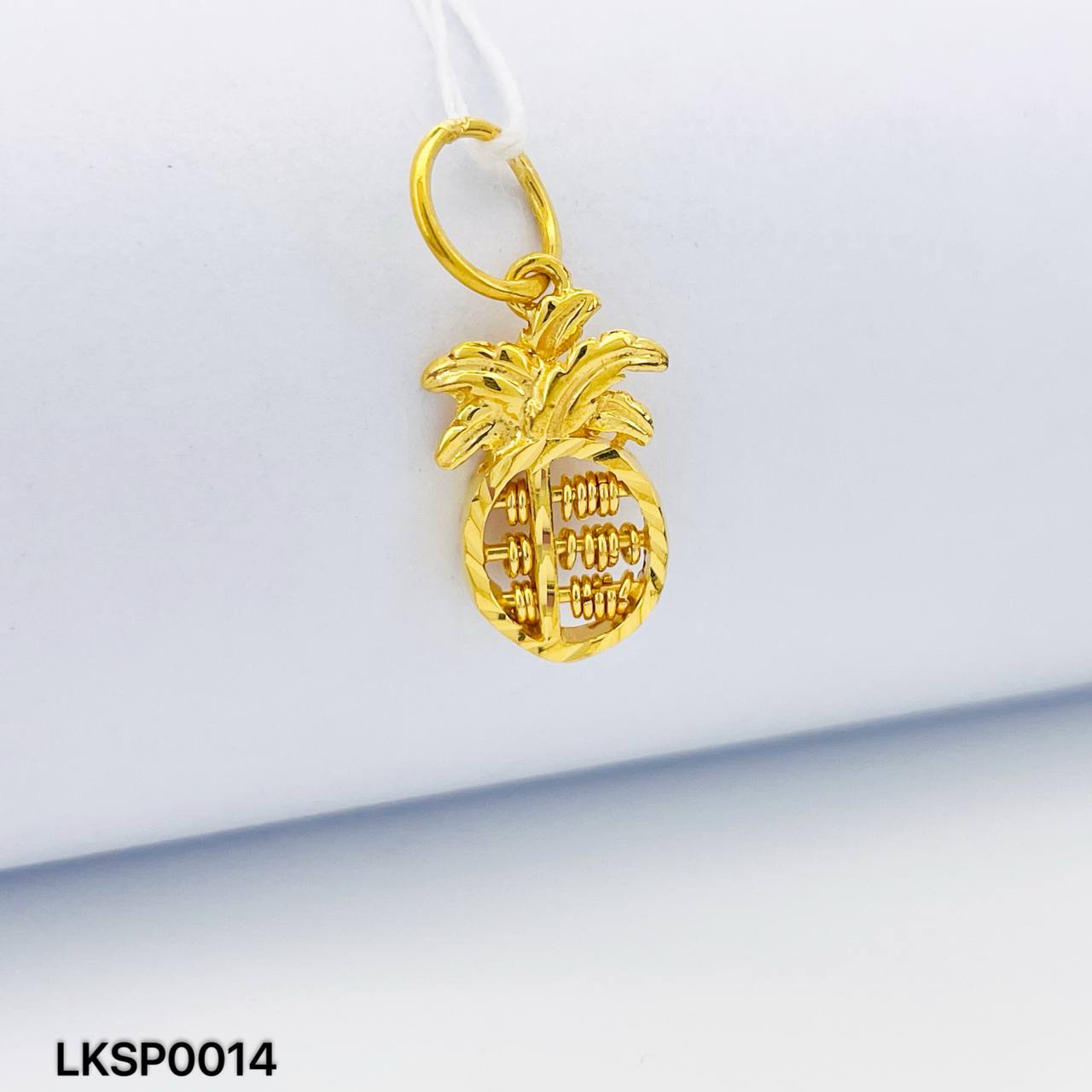 LOKET SEMPOA PINEAPPLE 凤梨算盘吊坠