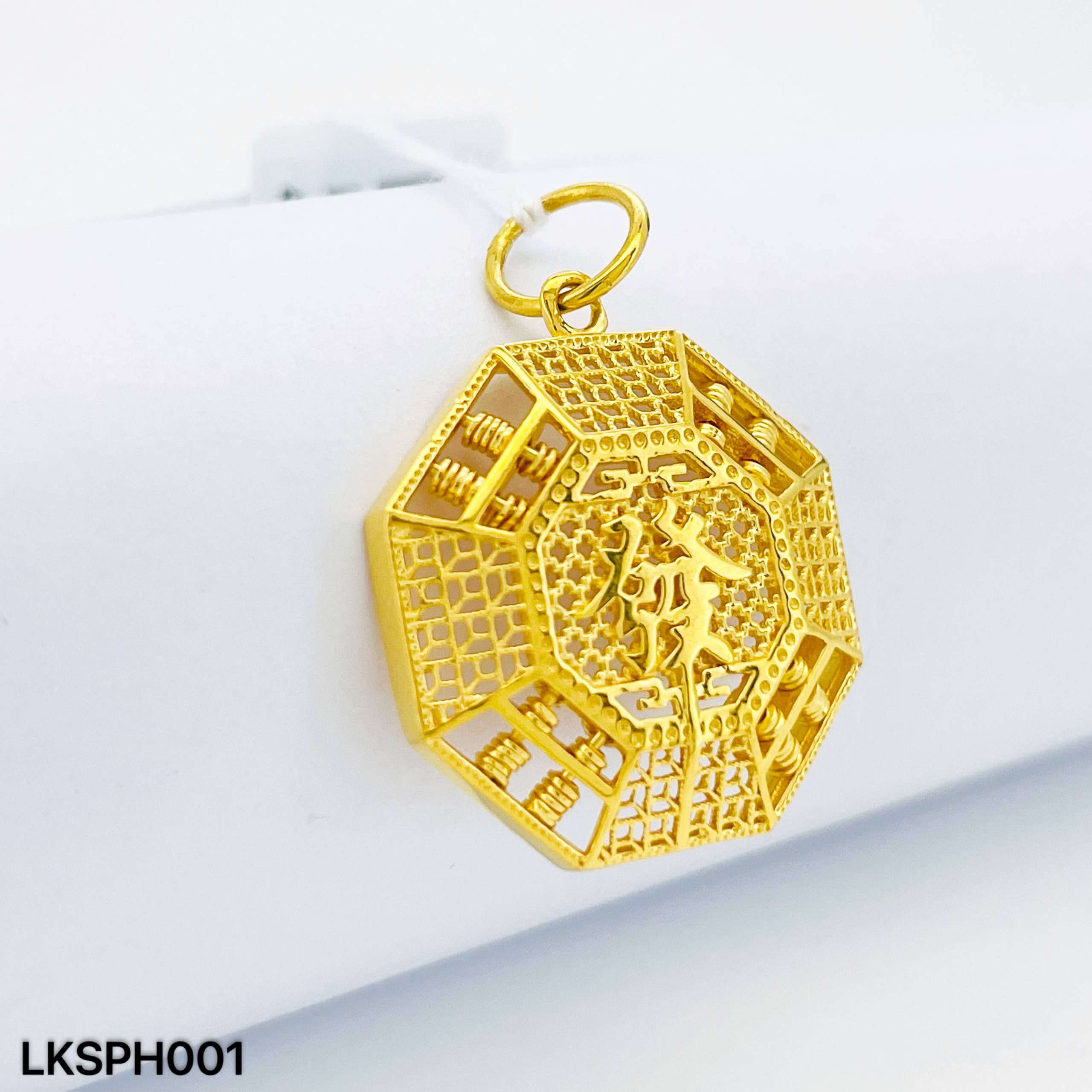 LOKET SEMPOA HUAT 发字算盘吊坠