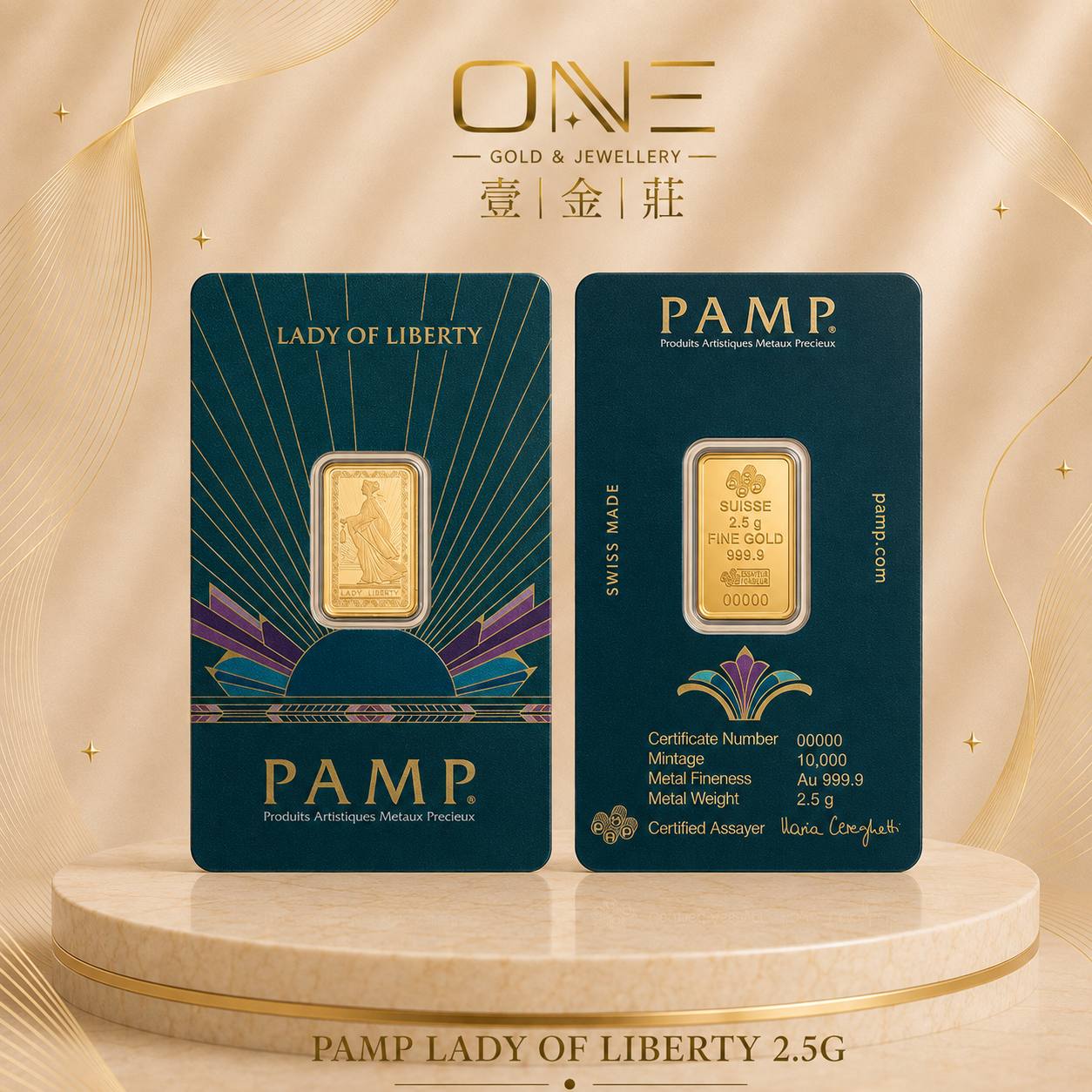 PAMP LADY OF LIBERTY (DARK TEAL)