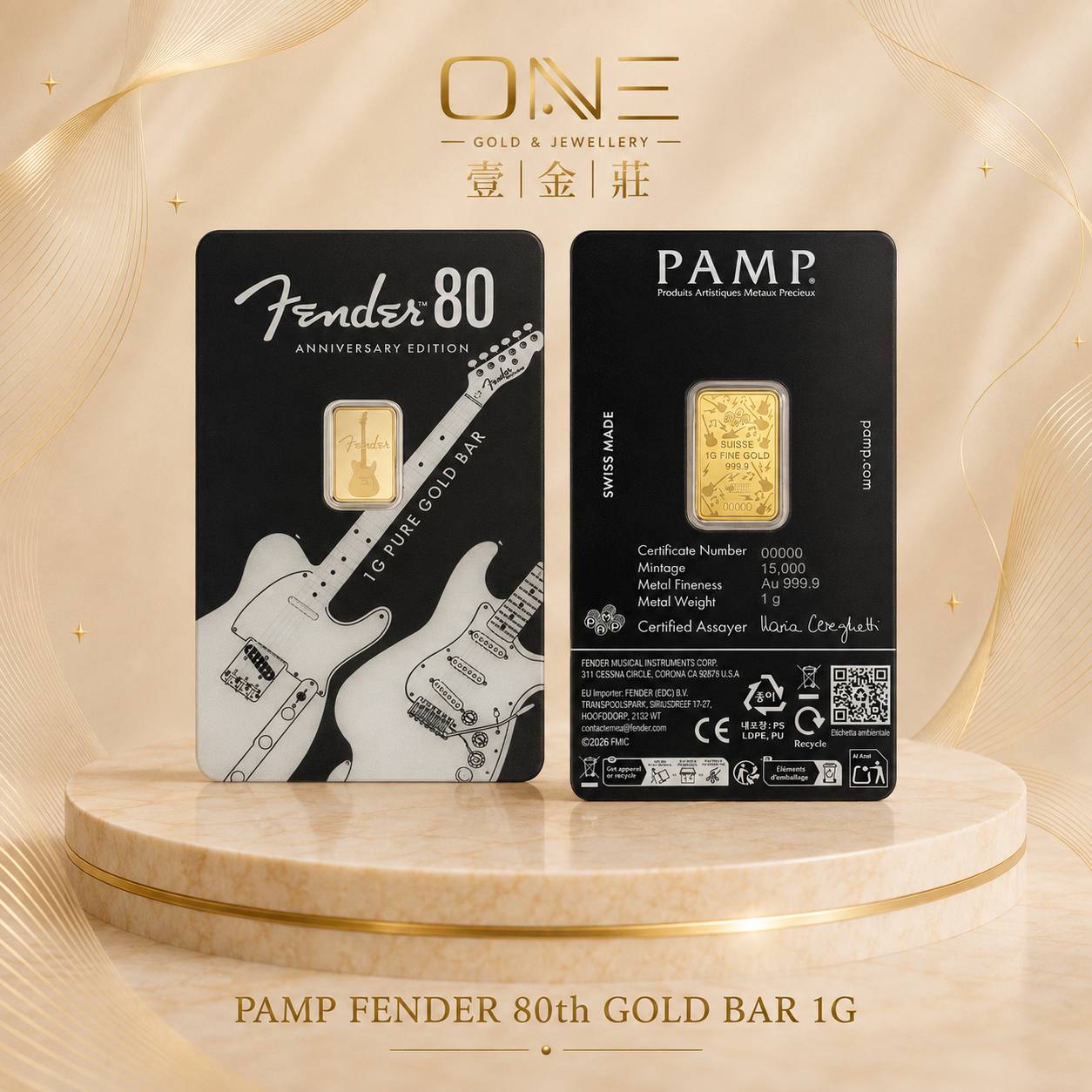 PAMP FENDER 80th ANNIVERSARY BAR
