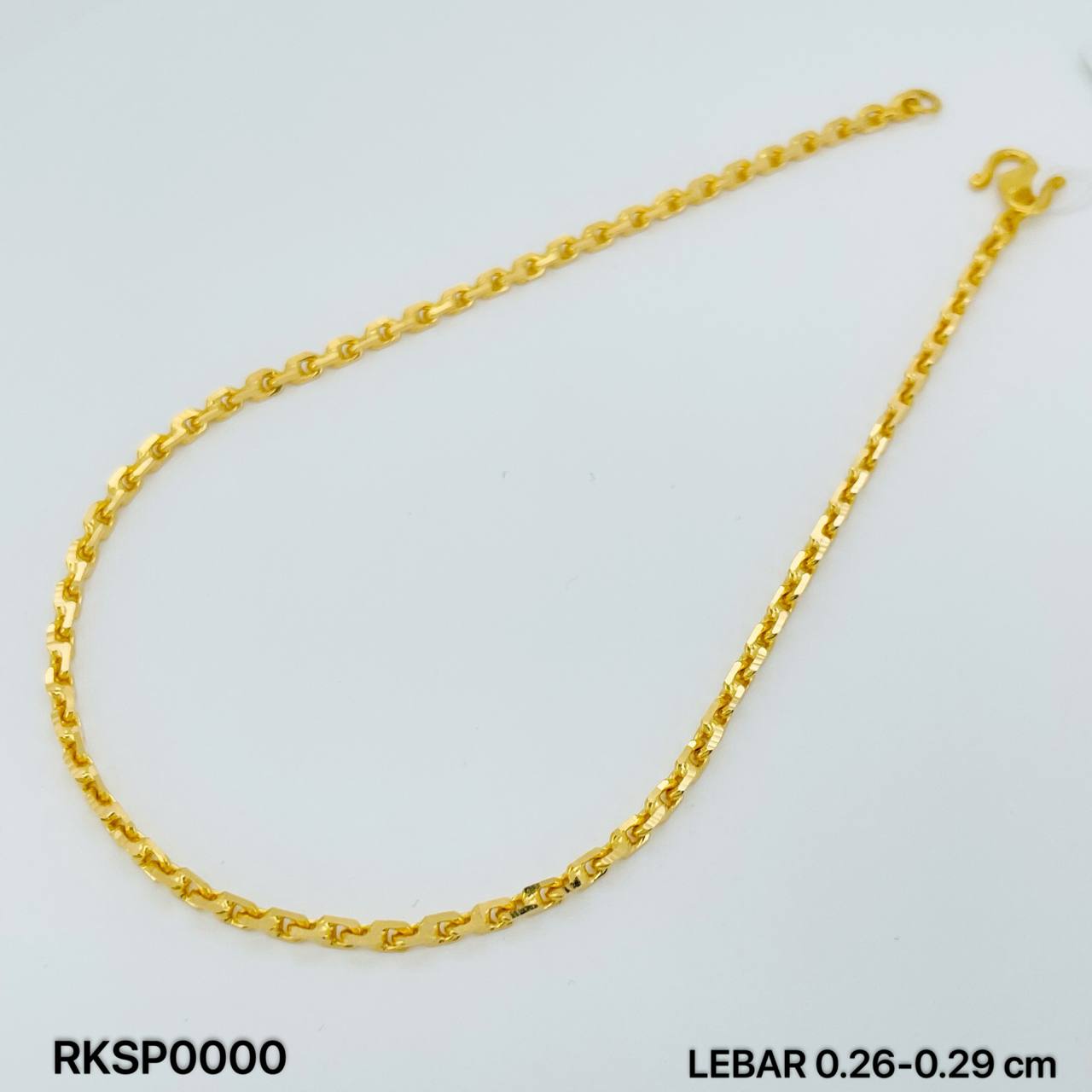 RK SAUH PADU 实心万字脚链