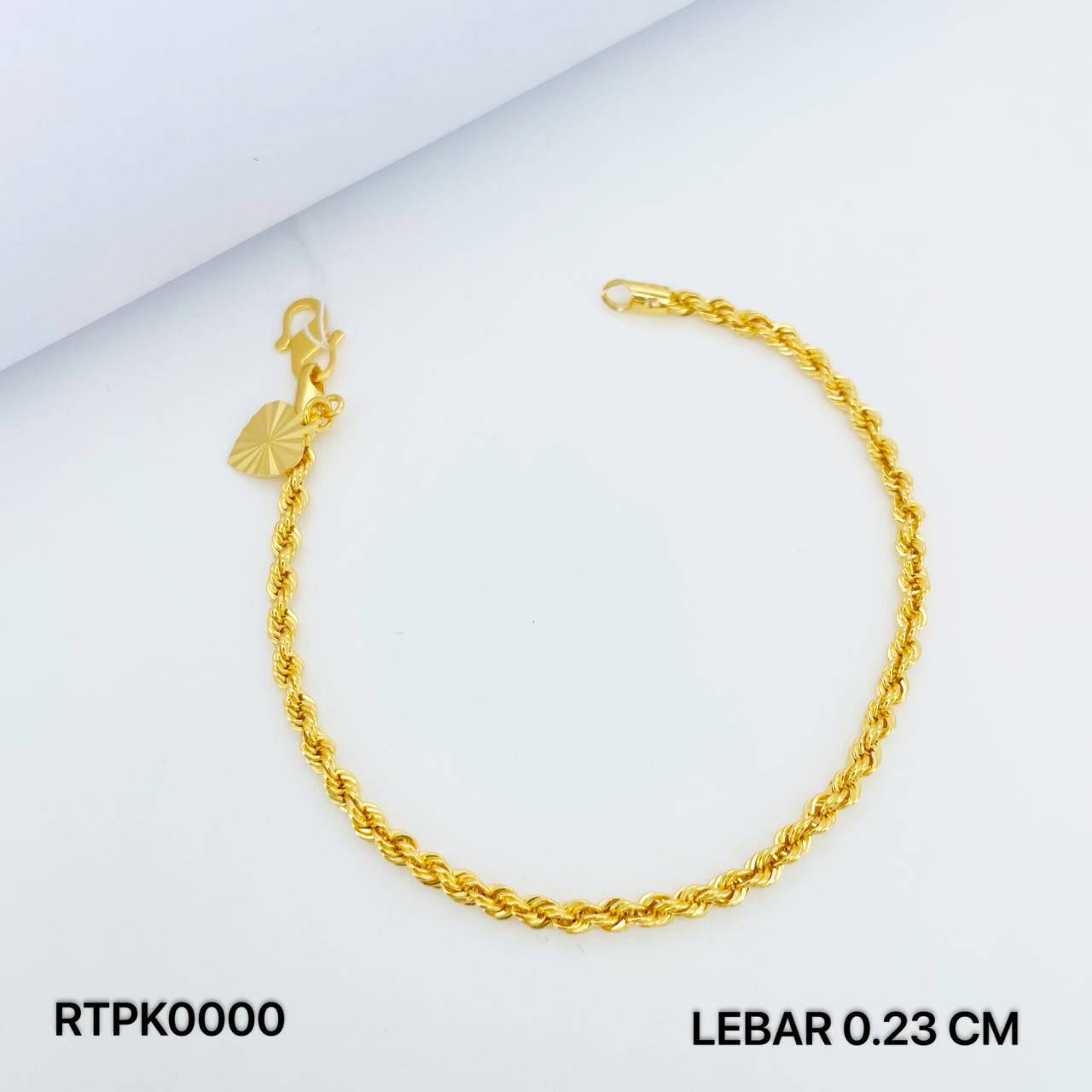 RK PINTAL KOSONG 空心麻绳脚链