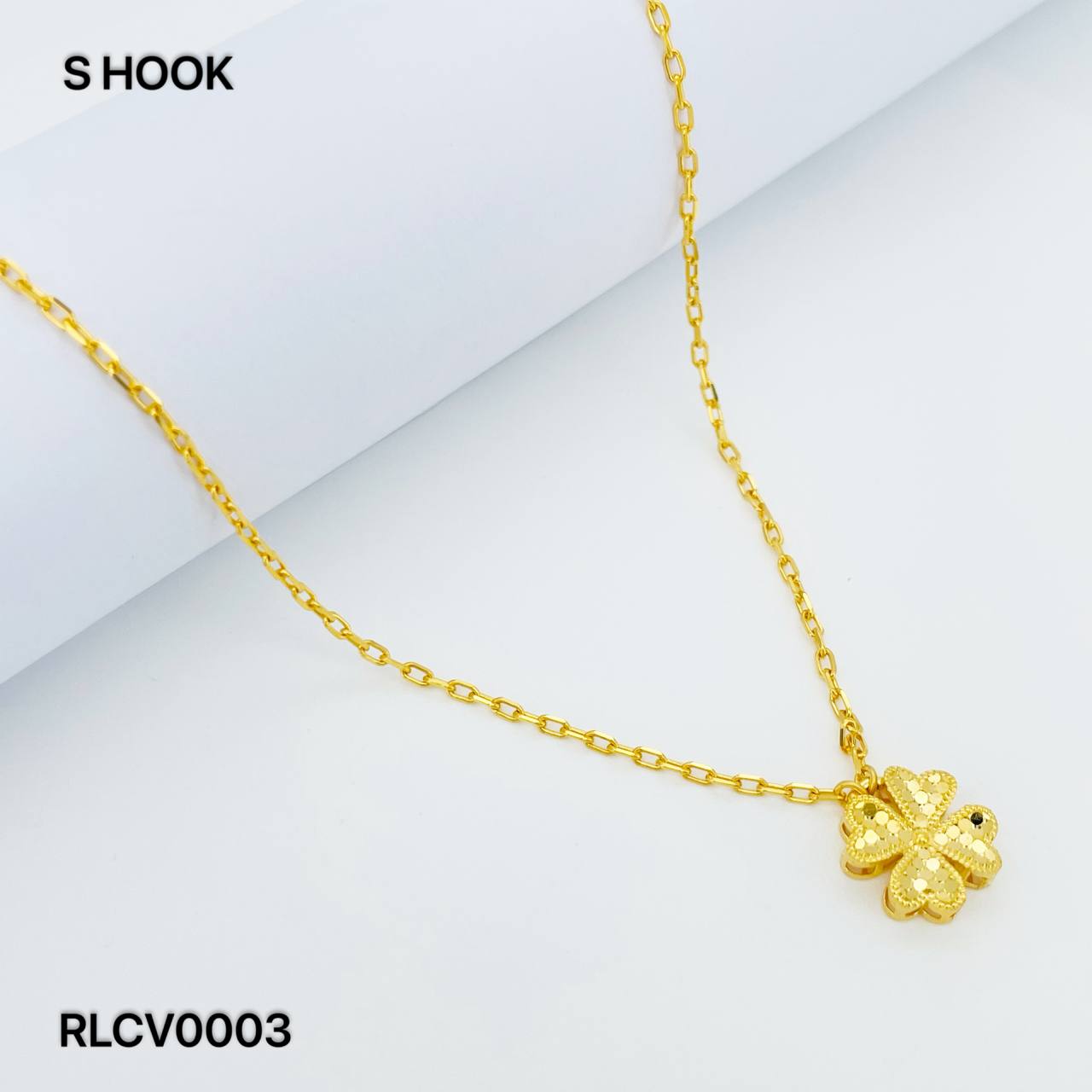 RL CHOKER CLOVER 四叶草套链