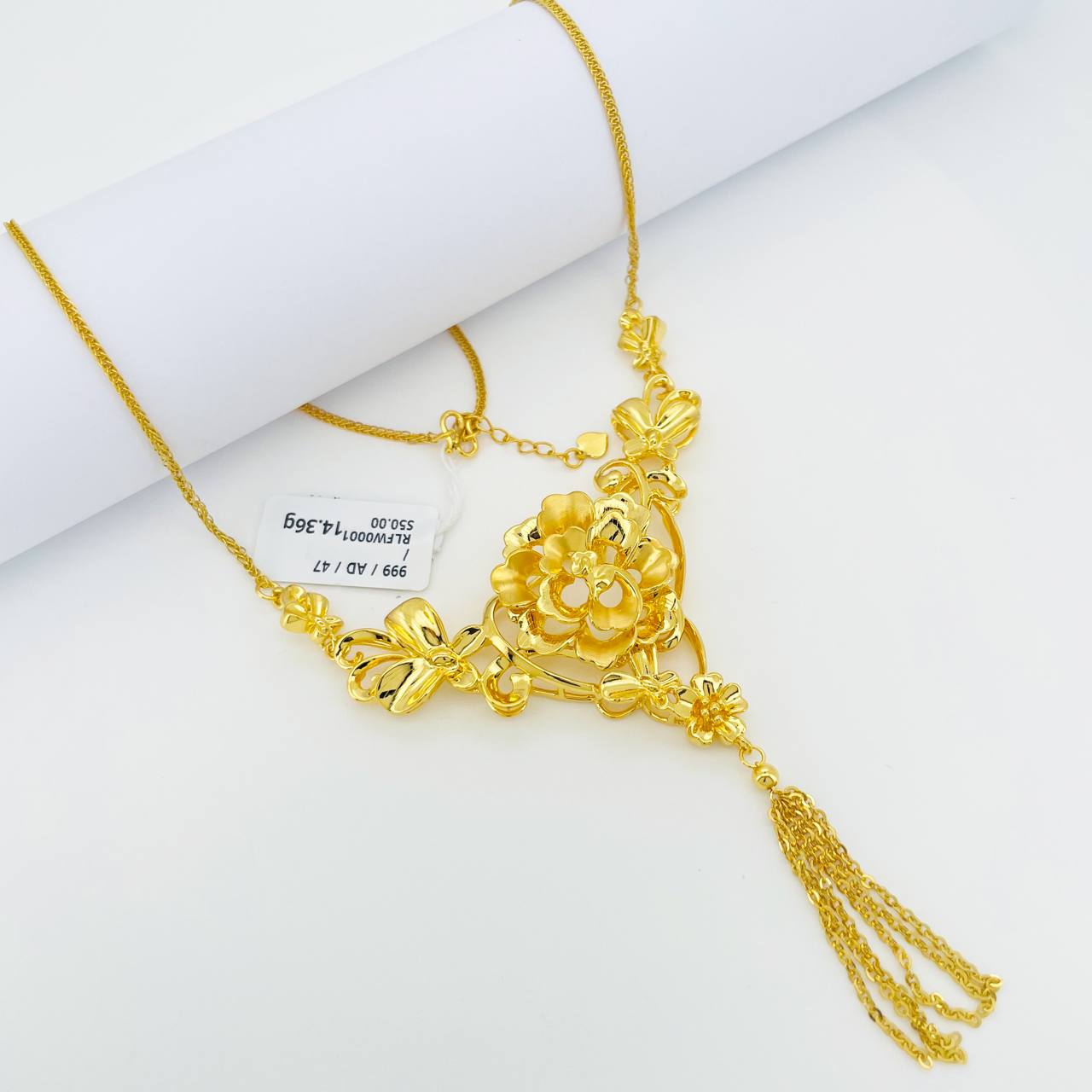 RL CHOKER FLOWER 花朵套链(四点金) thumbnail 2