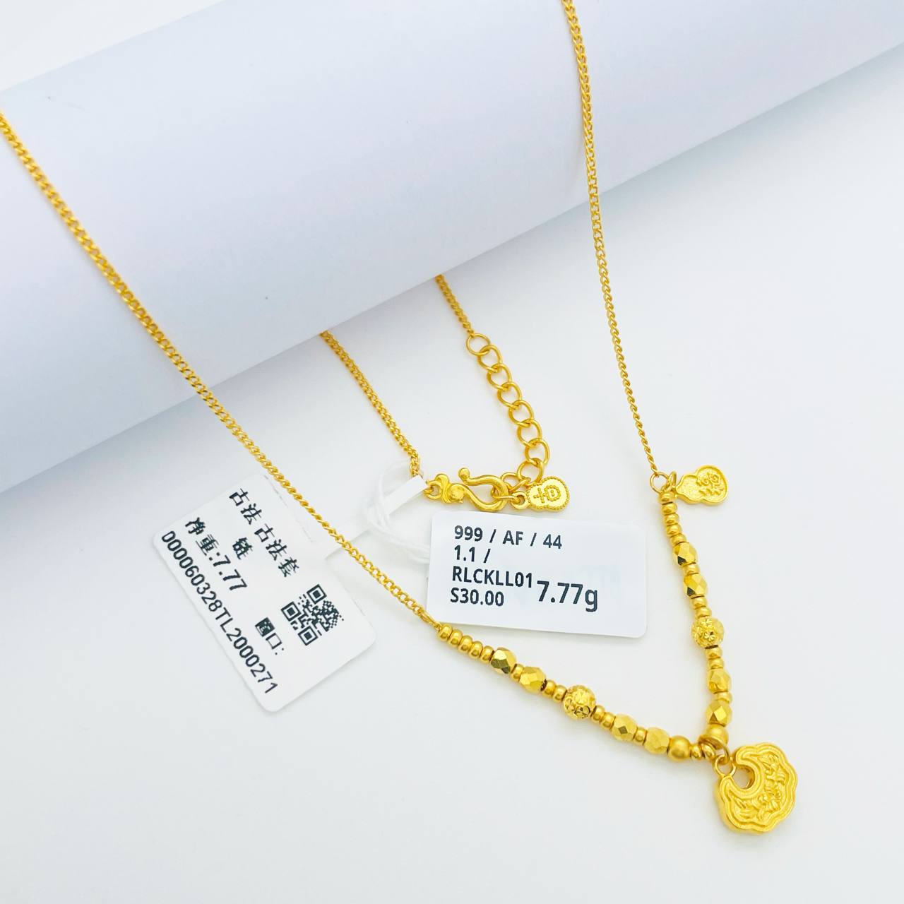 RL CHOKER LONG LIFE 999 平安锁套链