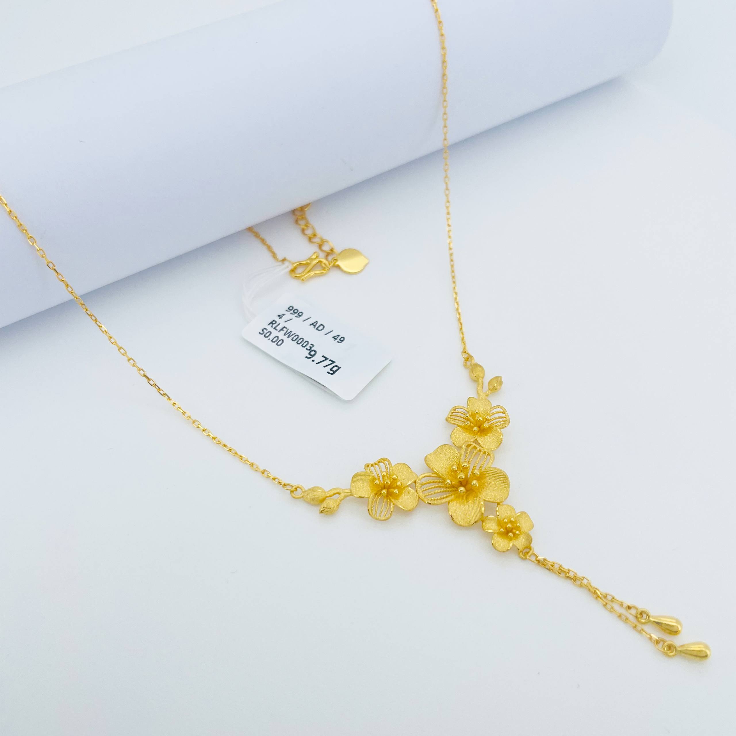 RL CHOKER FLOWER 花朵套链(四点金)