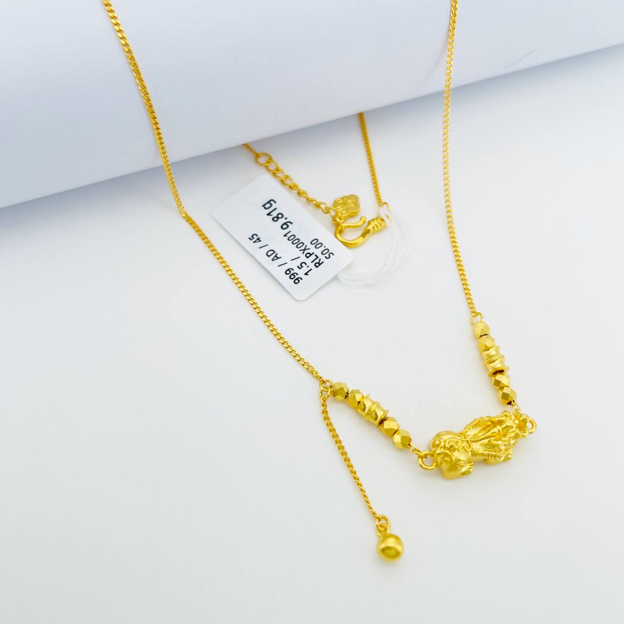 RL PIXIU 足金貔貅项链