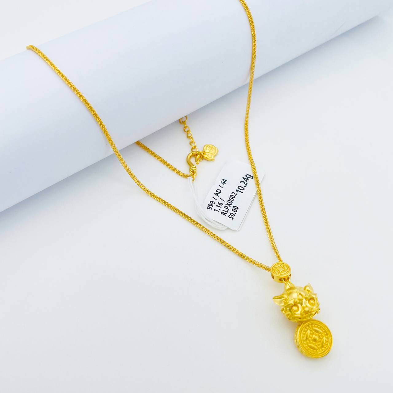 RL PIXIU 足金貔貅套链