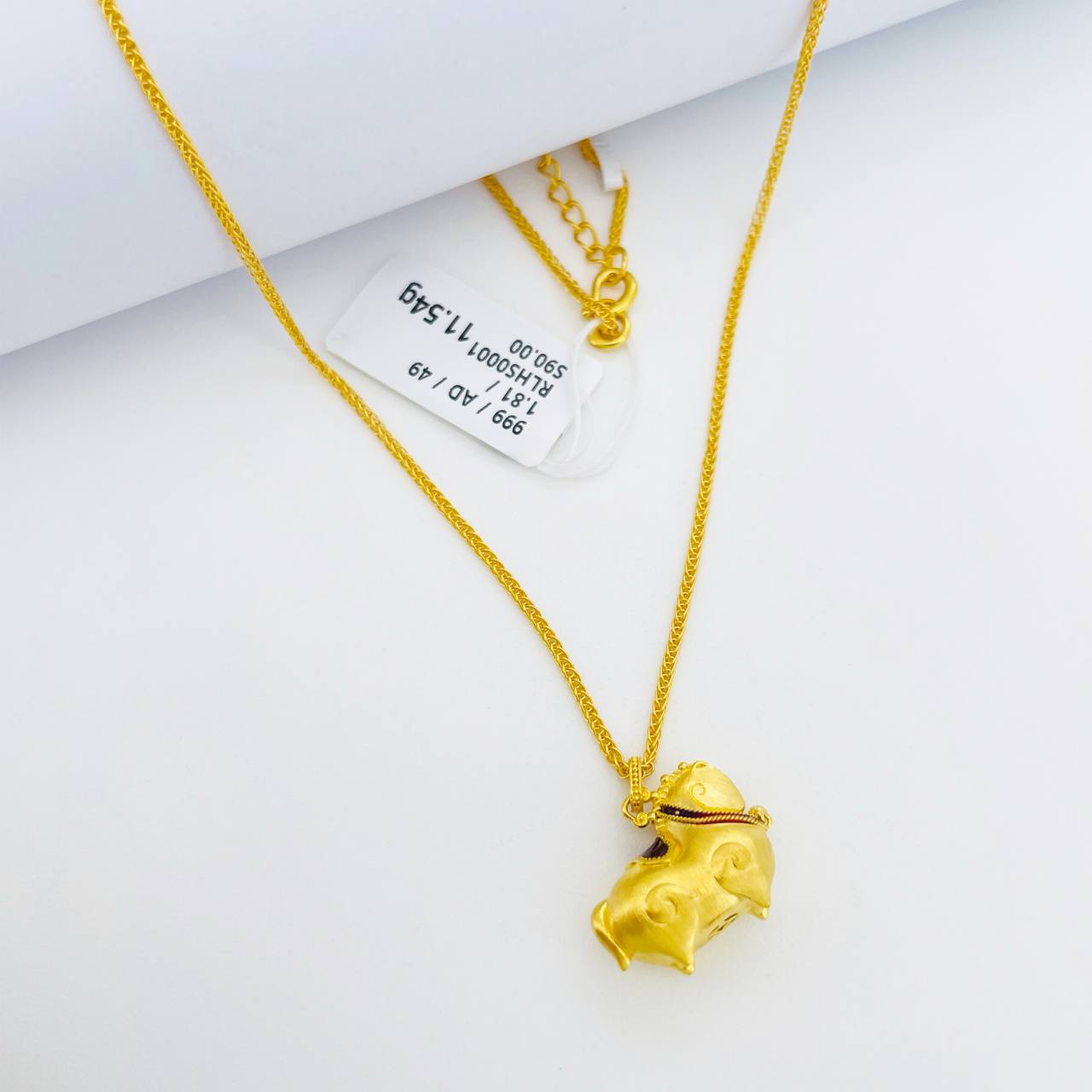 RL HORSE 足金马套链
