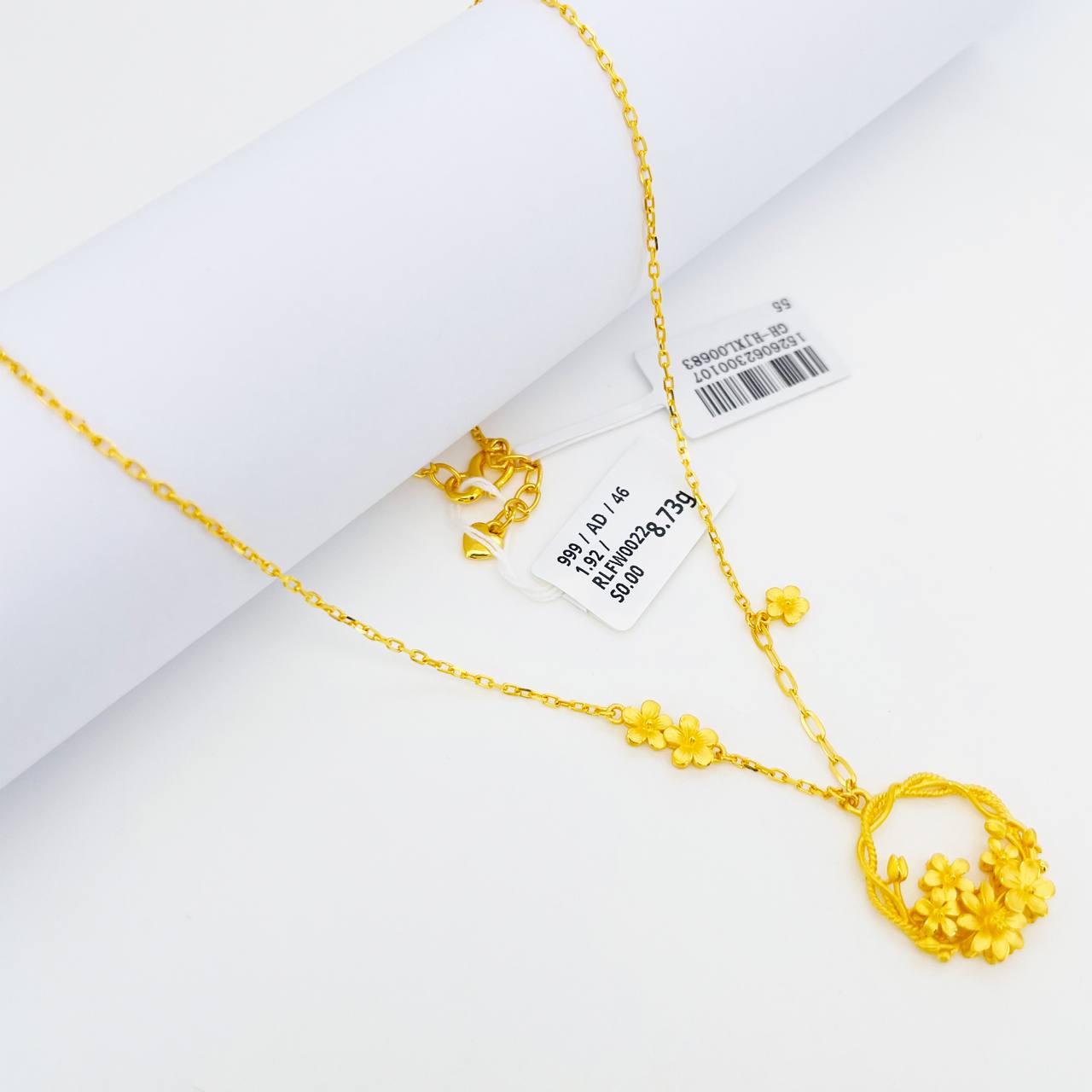 RL CHOKER FLOWER 花朵套链(四点金)