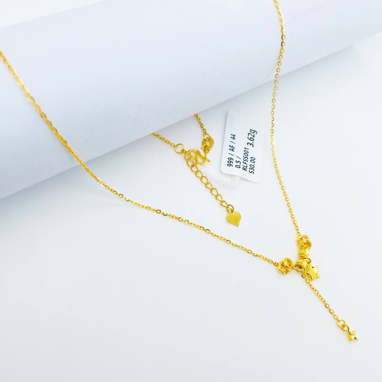 RL FESYEN STAR 足金星星套链