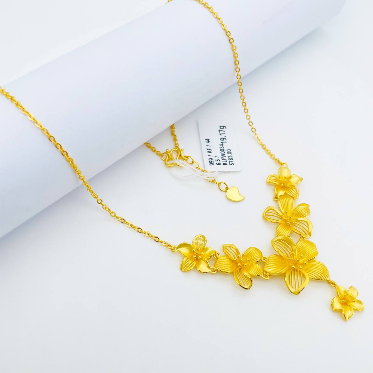 RL CHOKER FLOWER 花朵套链(四点金)