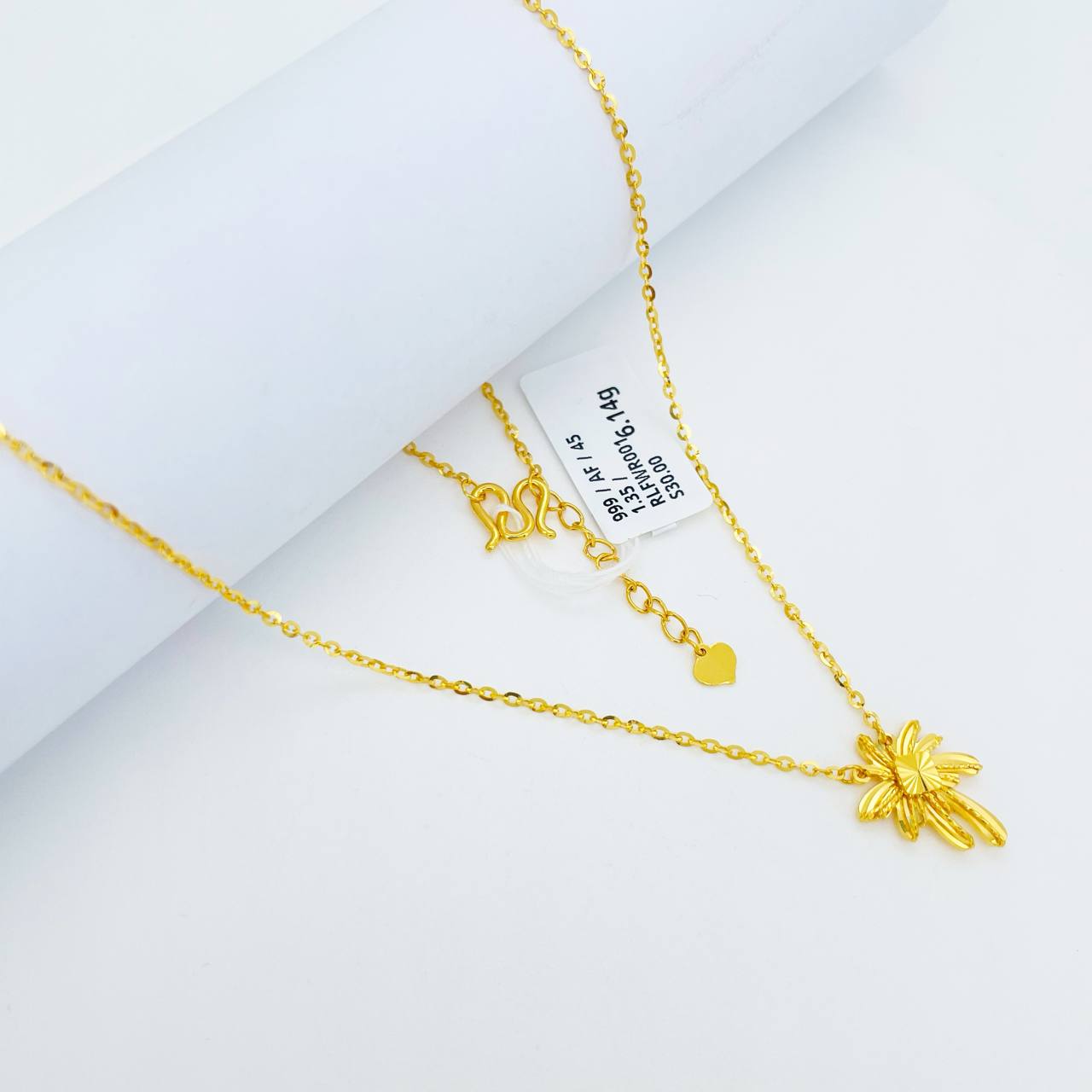 RL FIREWORKS 足金烟花项链