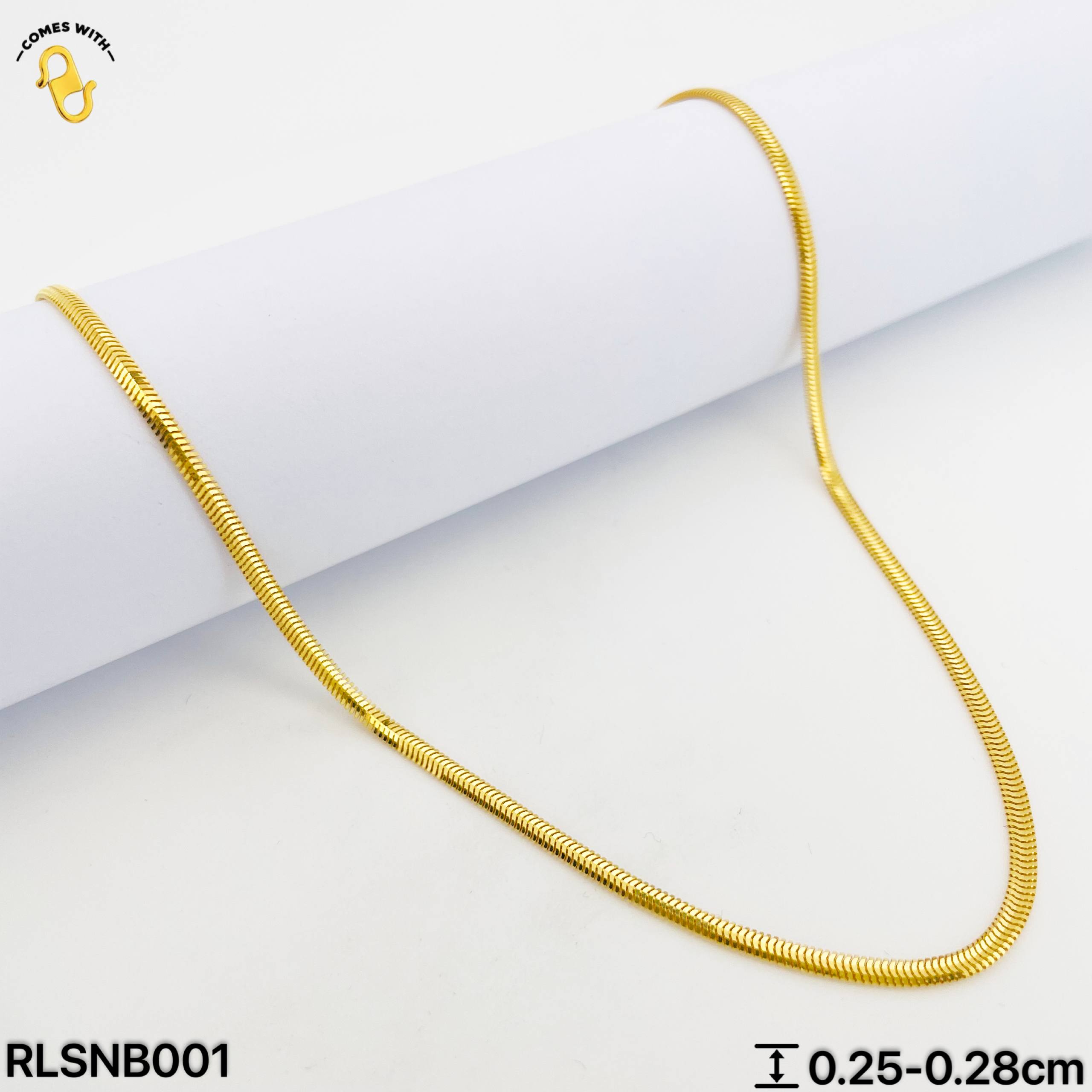 RL SNAKE BONE 蛇骨项链