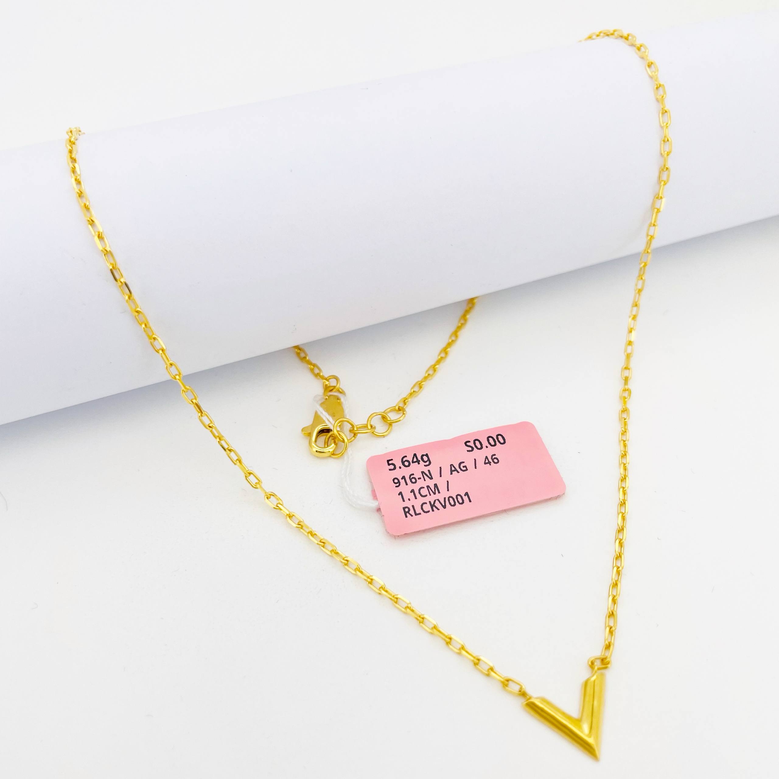 RL CHOKER V V字套链