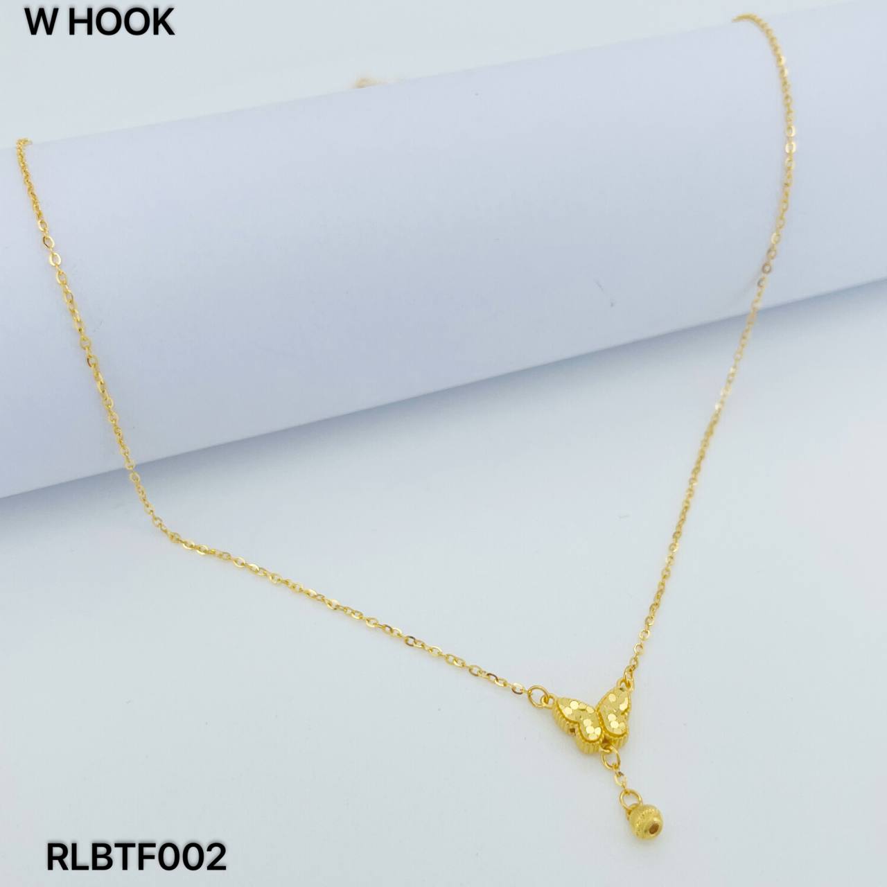 RL CHOKER BUTTERFLY 足金蝴蝶套链