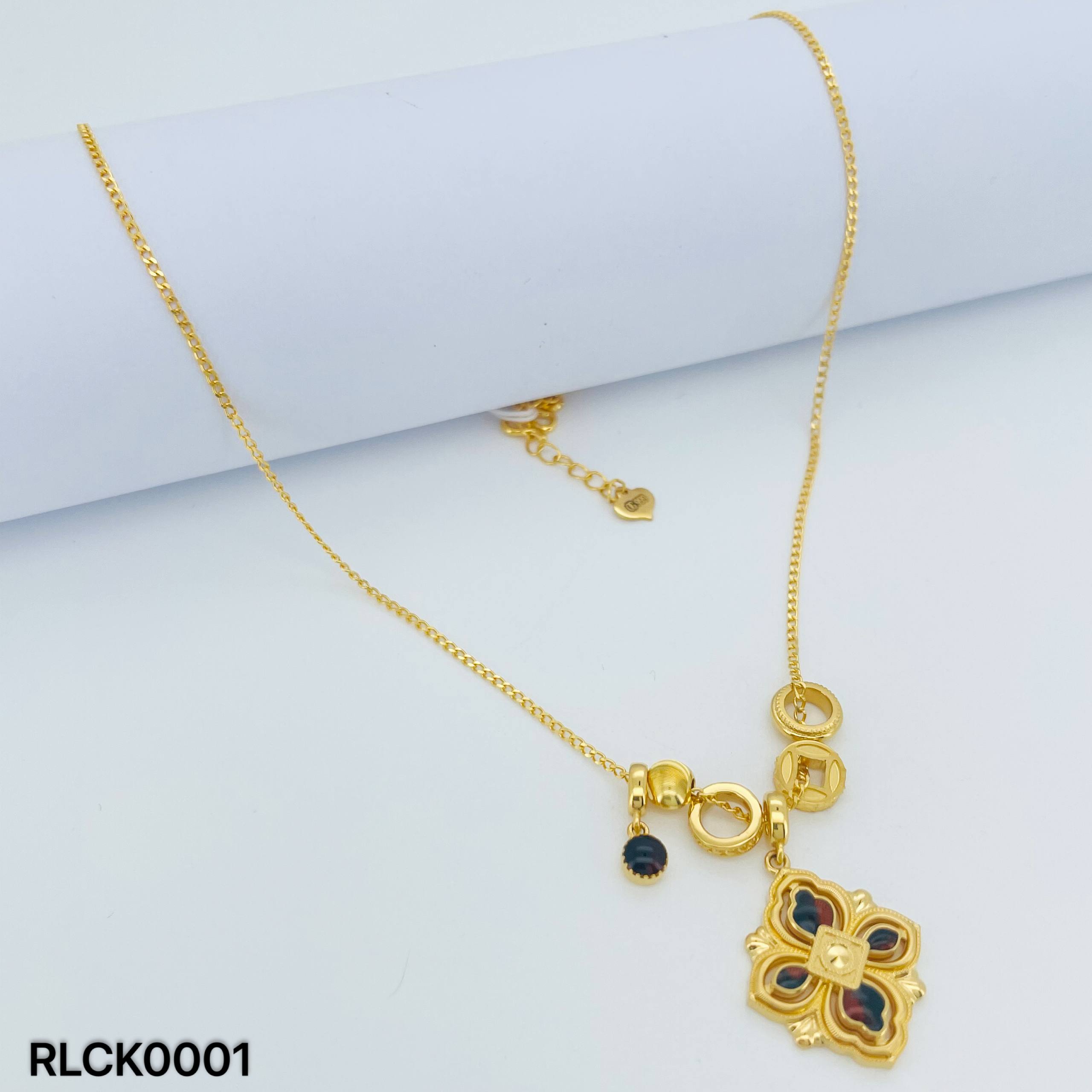 RL CHOKER FESYEN CHINA 高光珐琅套链