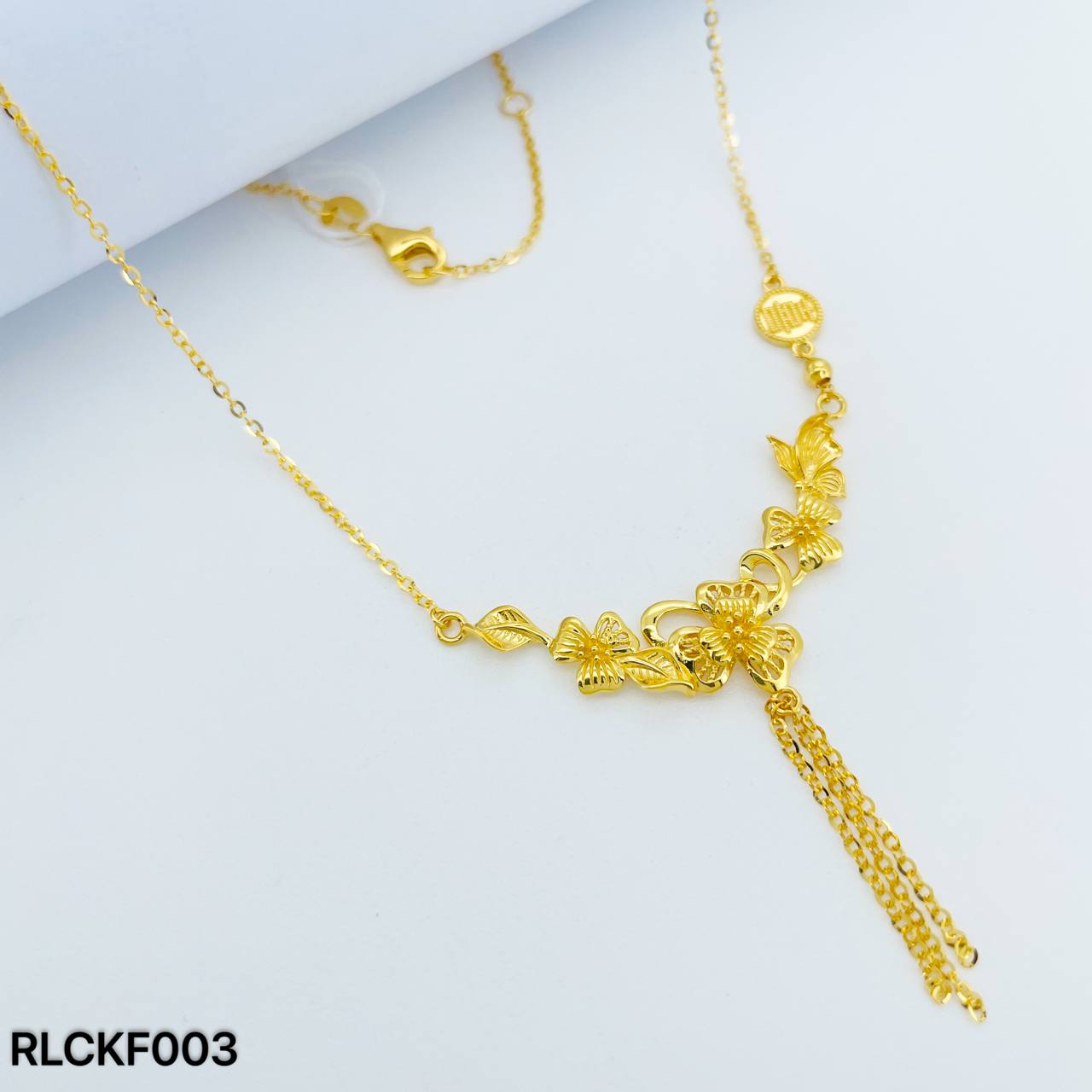 RL CHOKER FLOWER 花朵套链