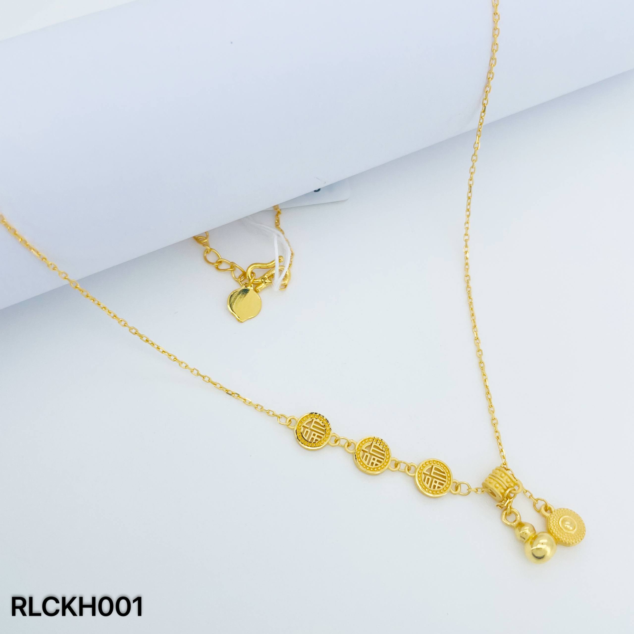 RL CHOKER HOCK 足金福字套链