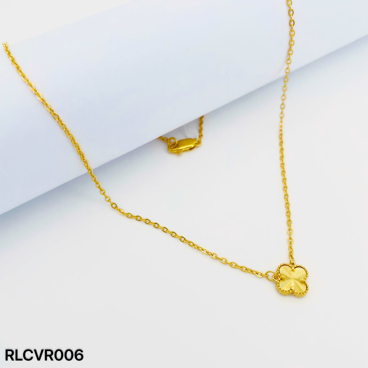 RL CHOKER CLOVER RAINBOW 七彩四叶草套链