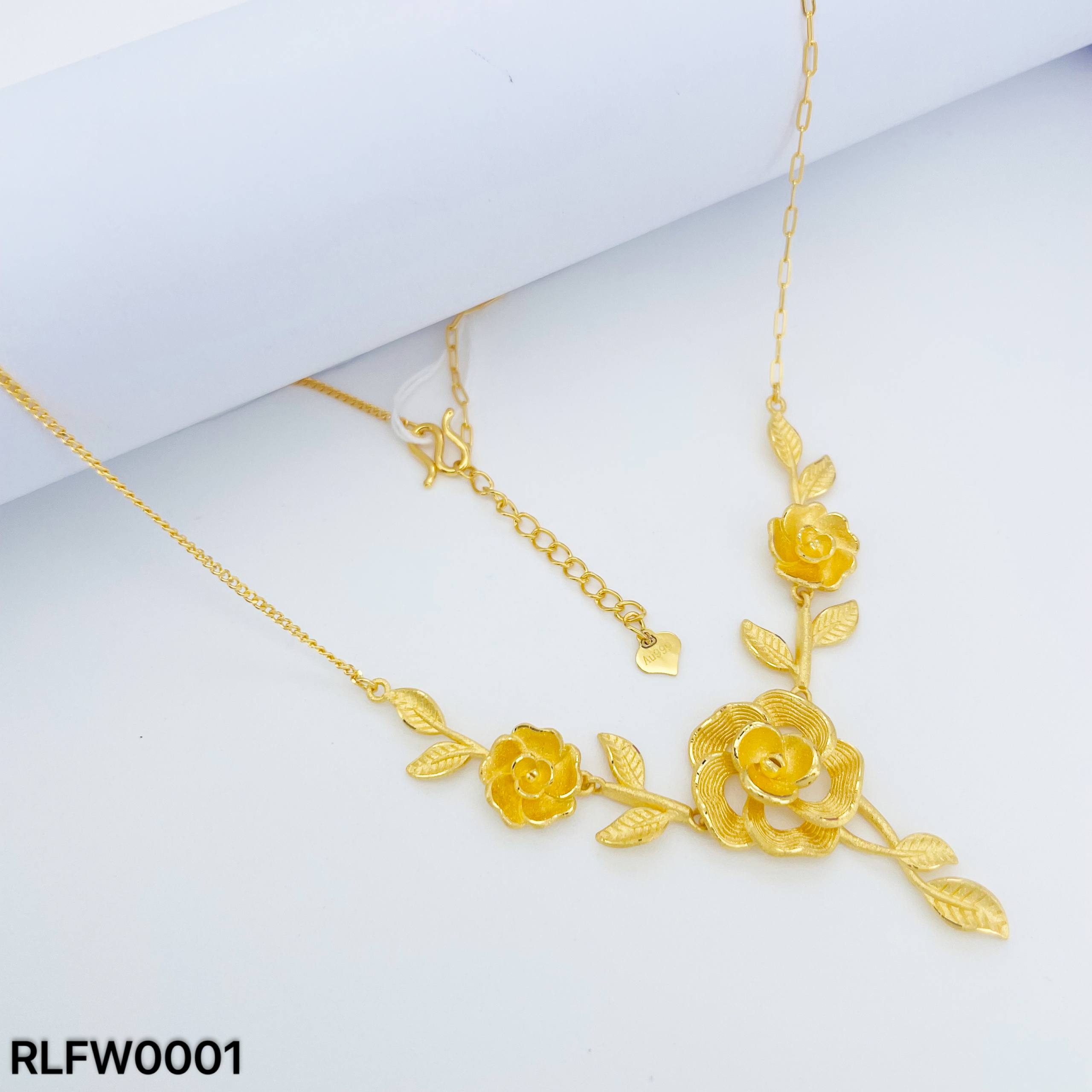 RL CHOKER FLOWER 花朵套链(四点金)