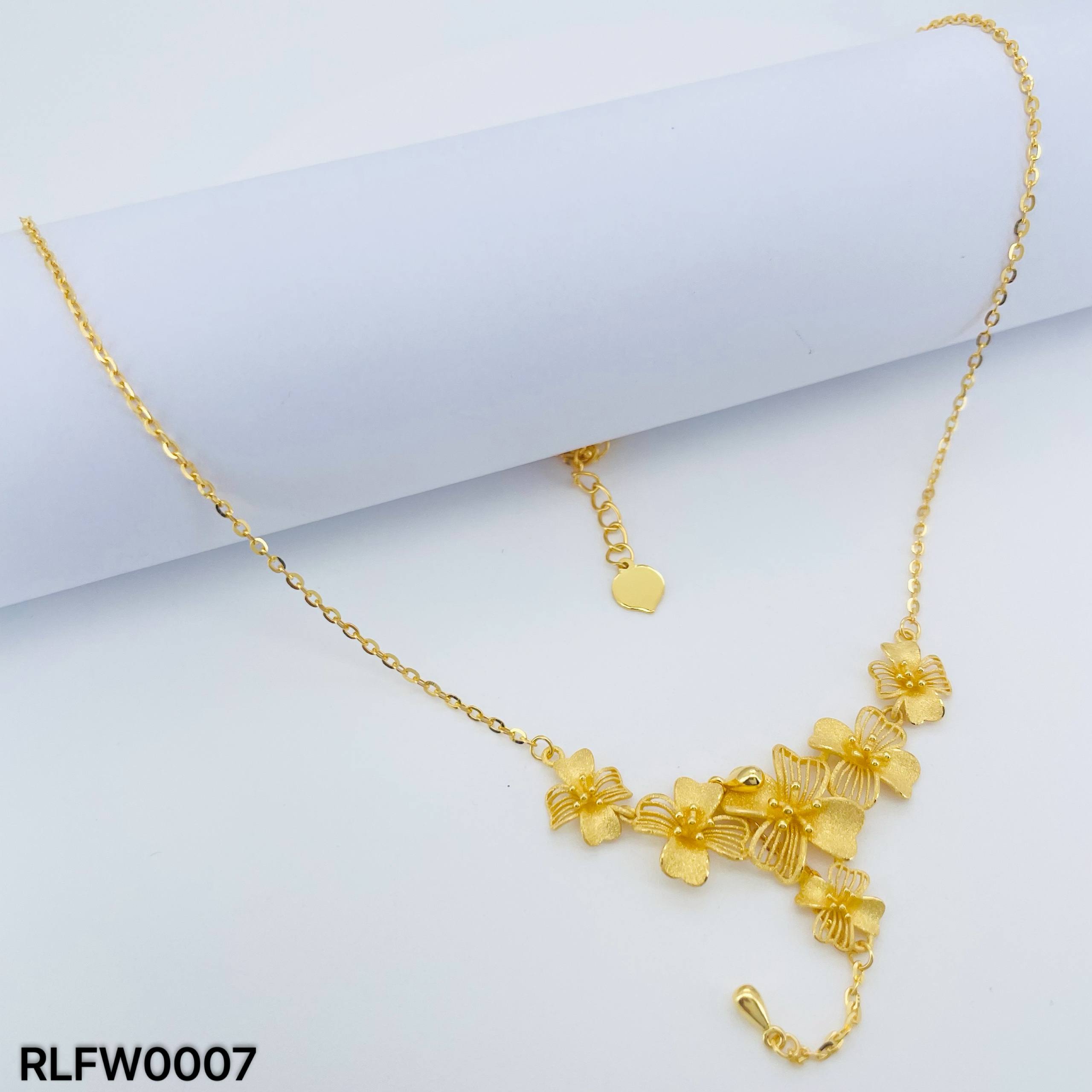 RL CHOKER FLOWER 花朵套链(四点金)