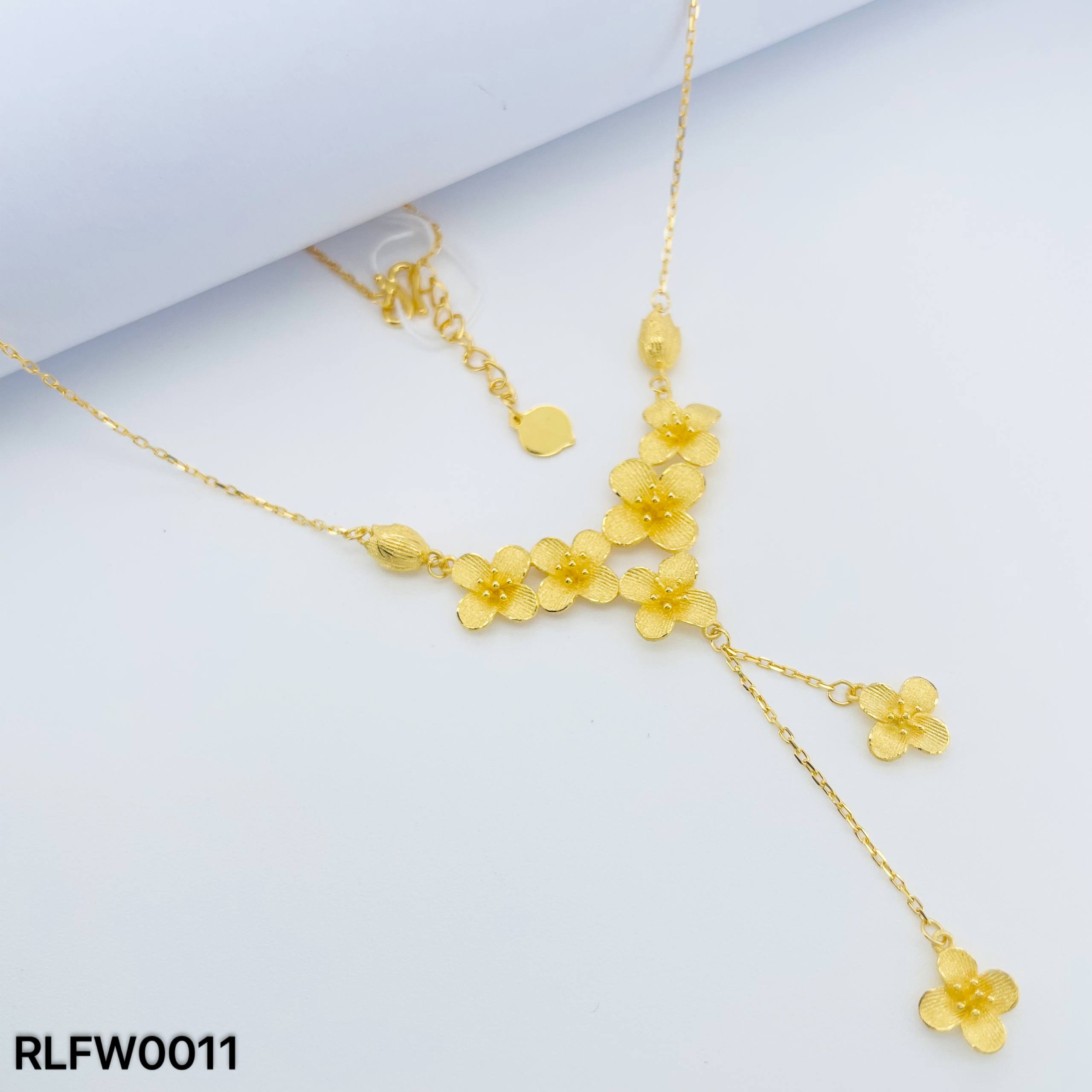 RL CHOKER FLOWER 花朵套链(四点金)