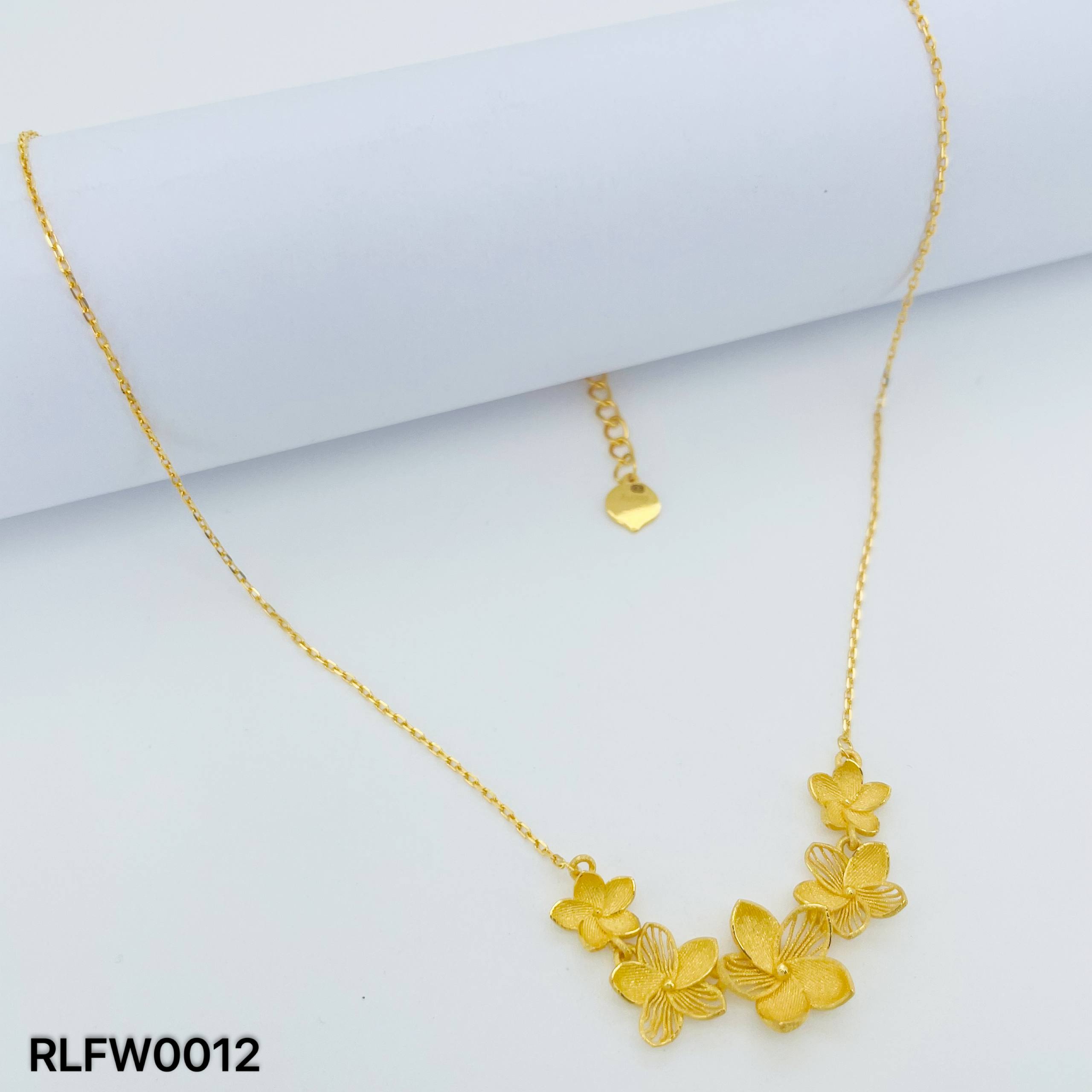 RL CHOKER FLOWER 花朵套链(四点金)