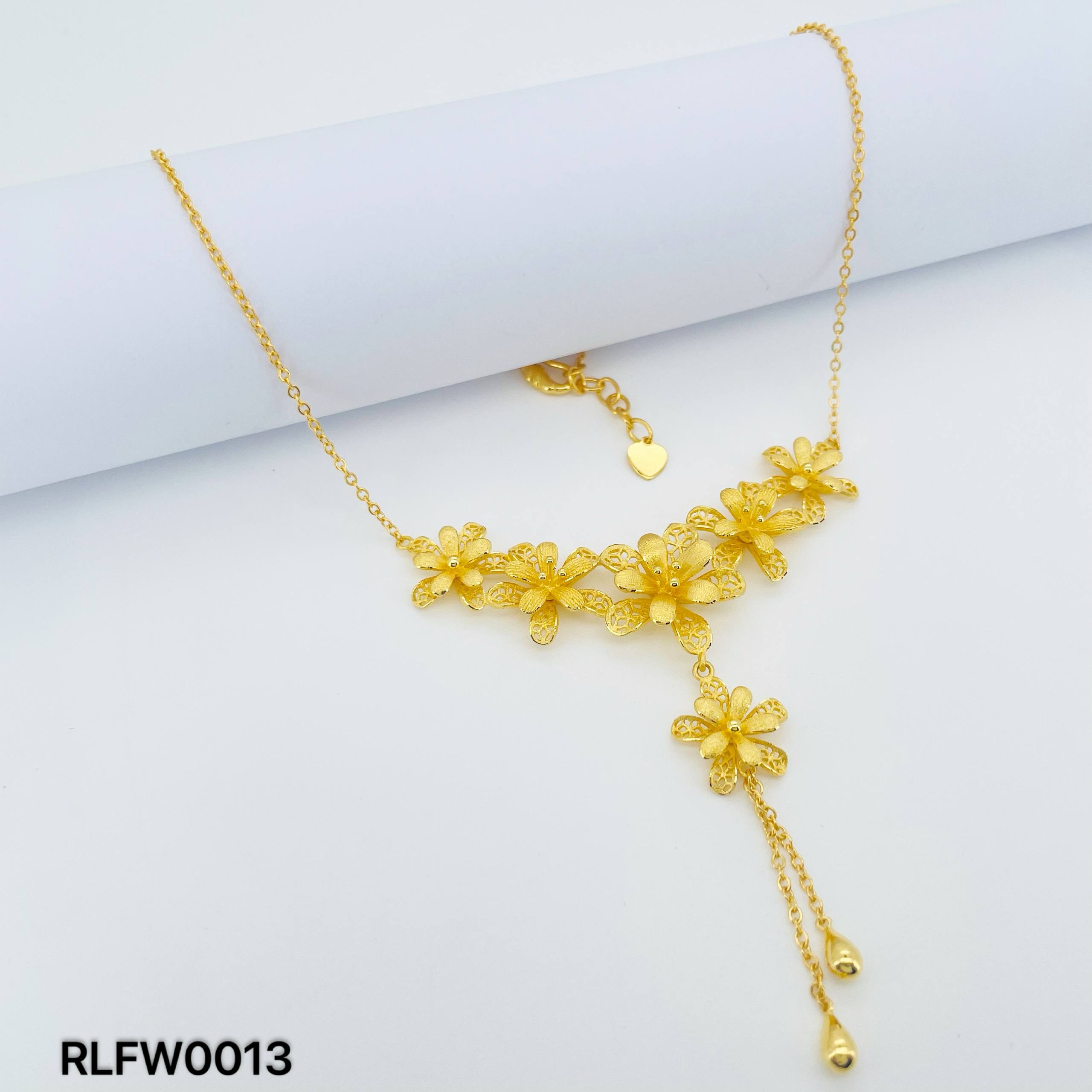 RL CHOKER FLOWER 花朵套链(四点金)