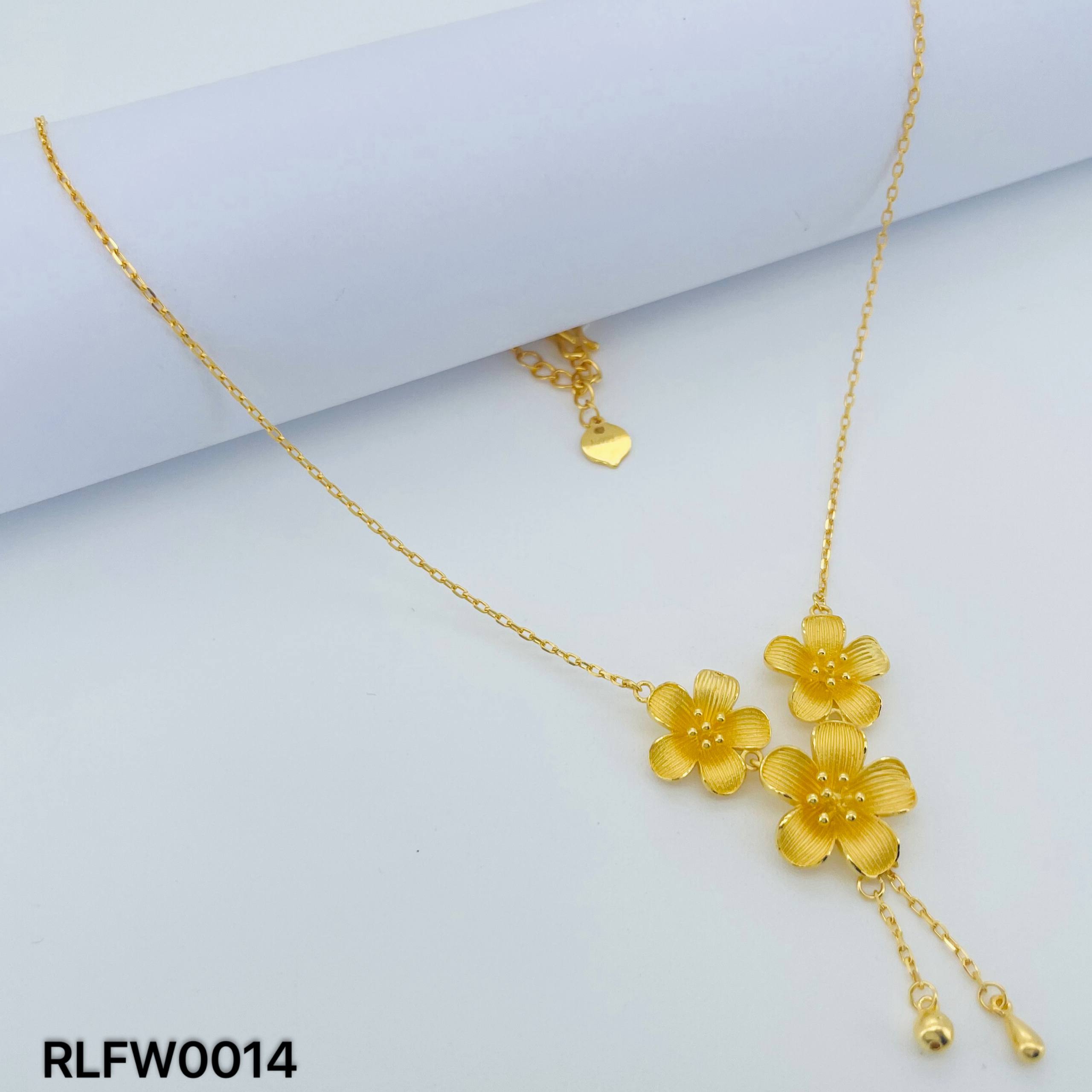 RL CHOKER FLOWER 花朵套链(四点金)