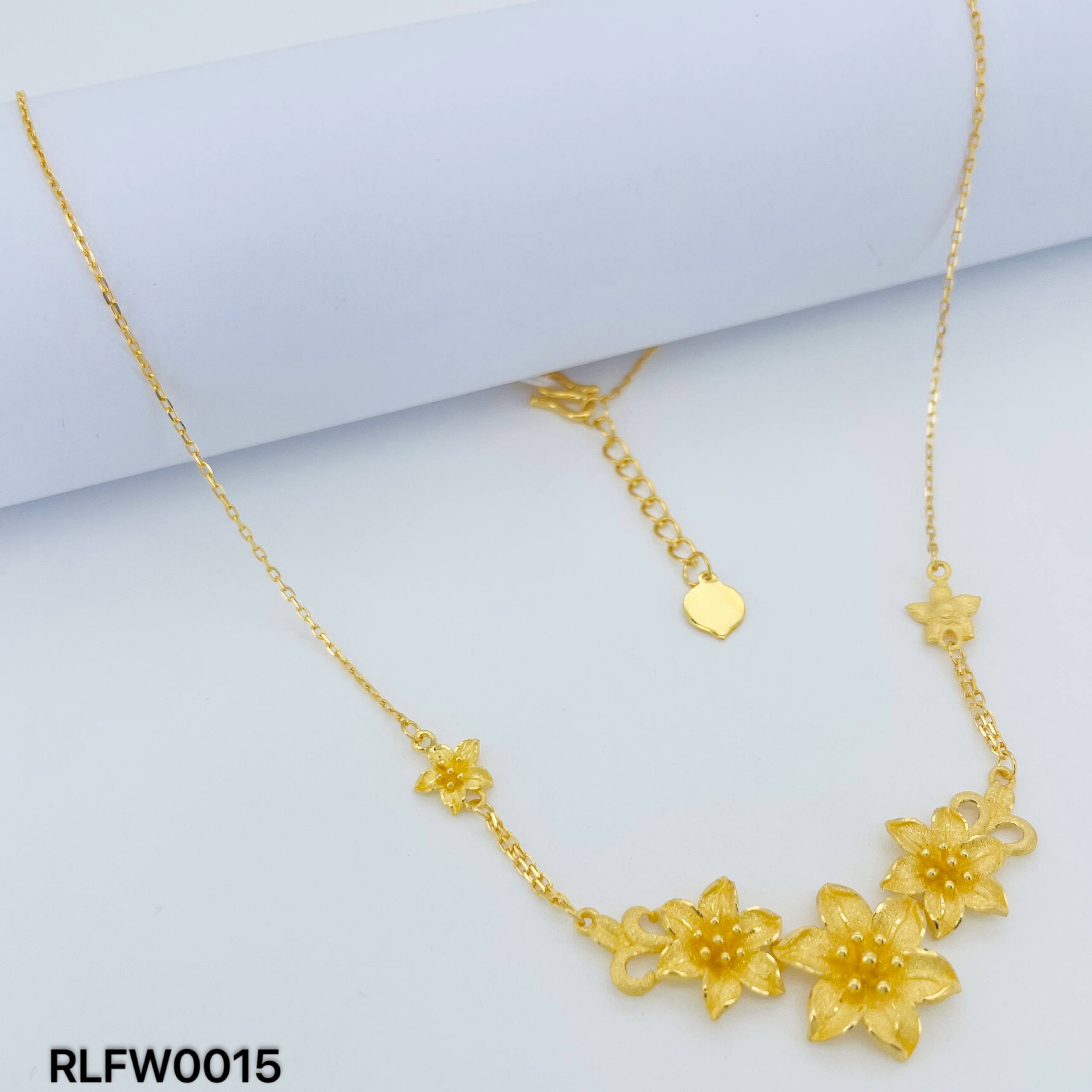 RL CHOKER FLOWER 花朵套链(四点金)