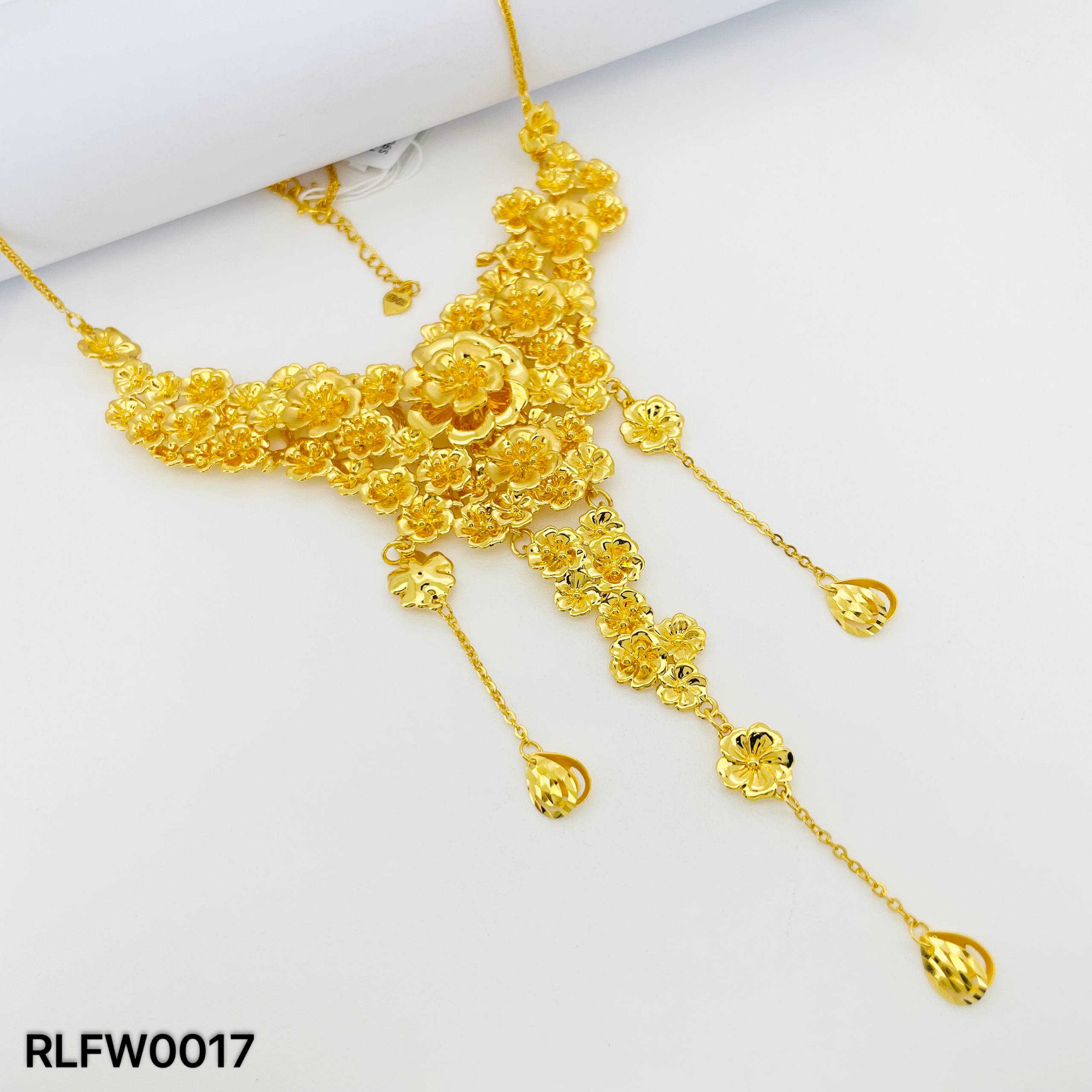 RL CHOKER FLOWER 花朵套链(四点金)