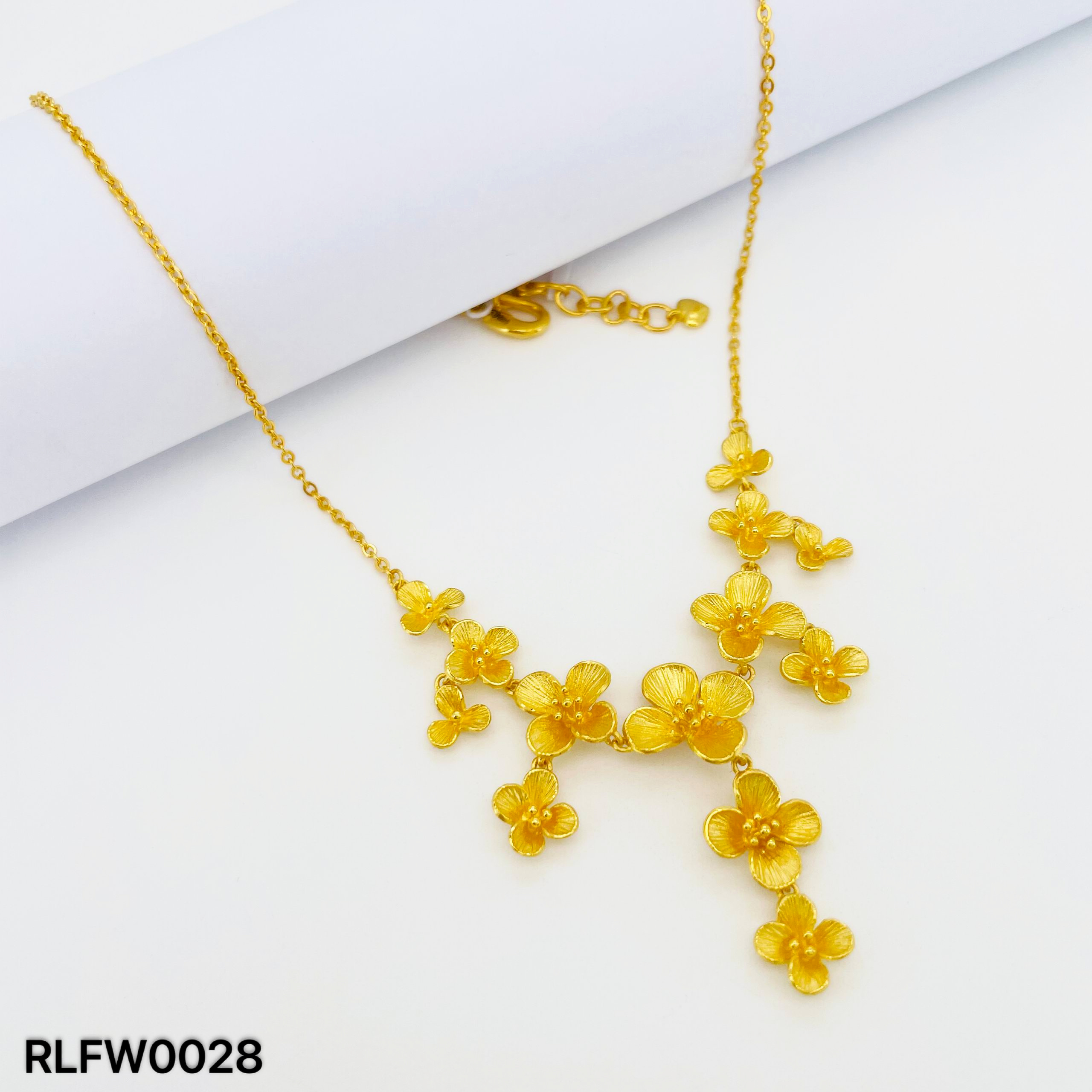 RL CHOKER FLOWER 花朵套链(四点金)