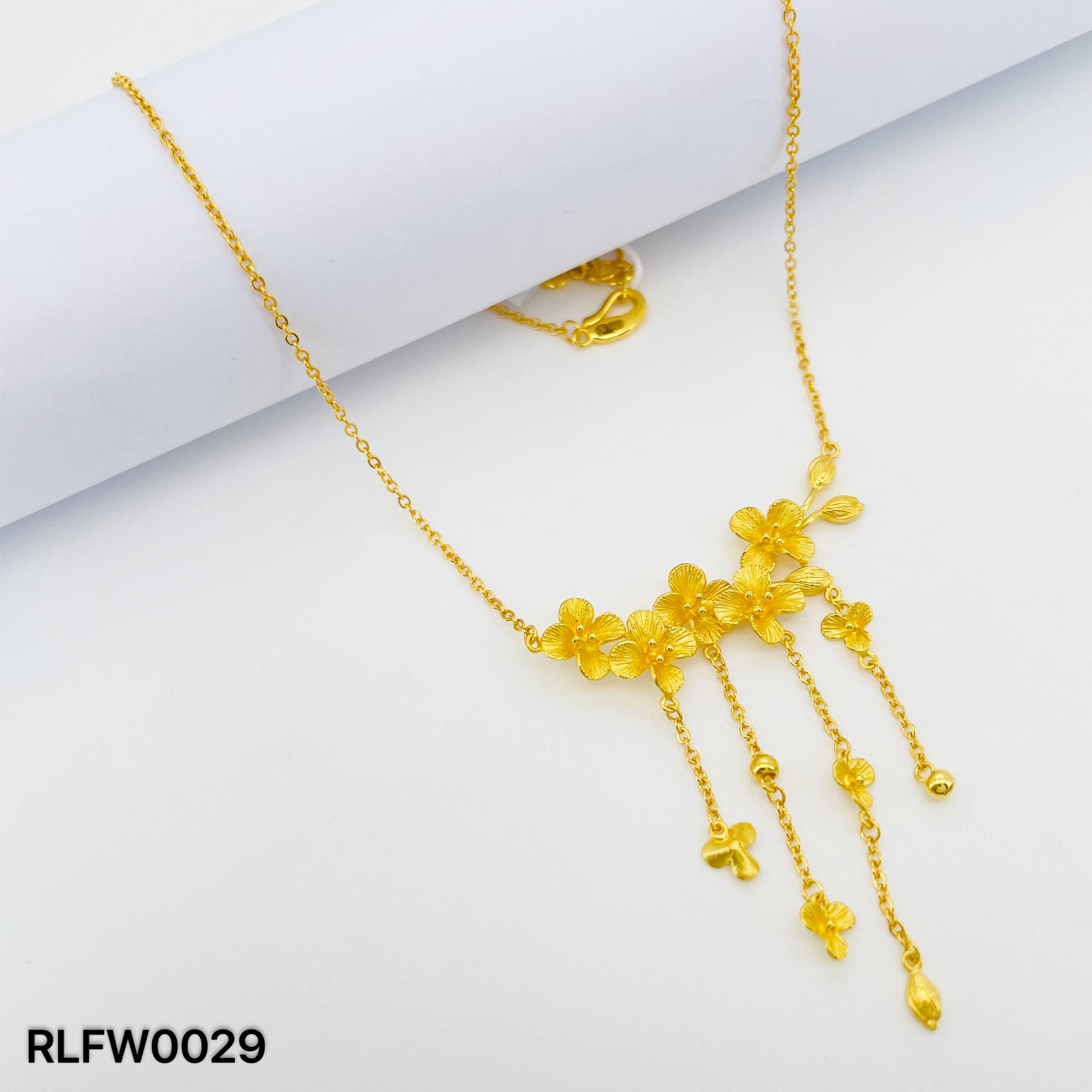 RL CHOKER FLOWER 花朵套链(四点金)