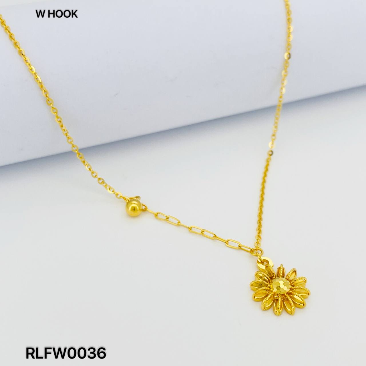 RL CHOKER FLOWER 花朵套链
