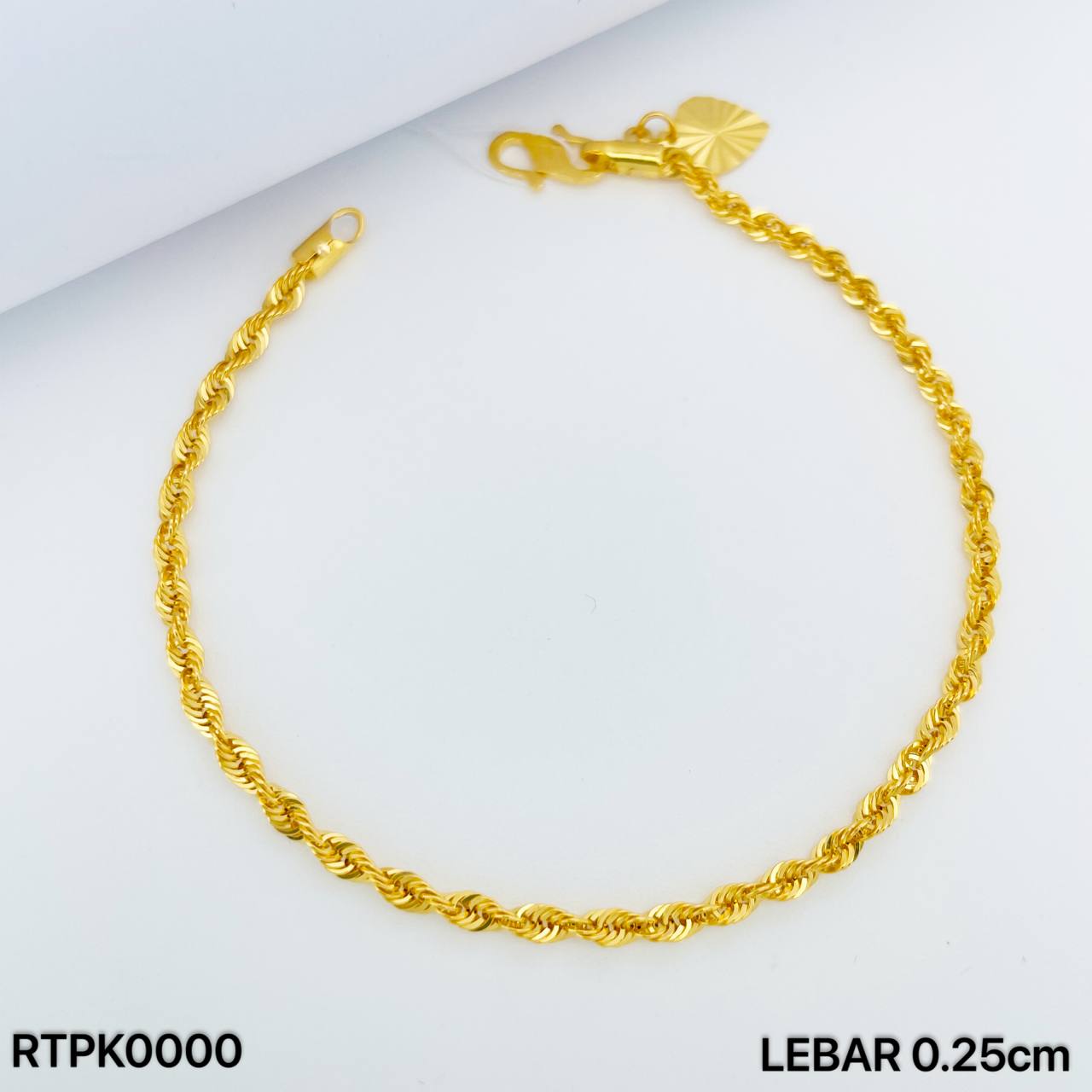 RT PINTAL KOSONG 空心麻绳手链
