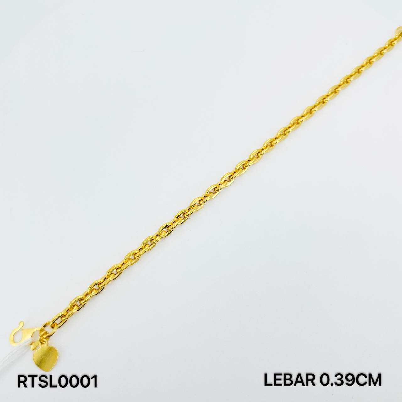 RT SAUH LICIN 空心万字手链