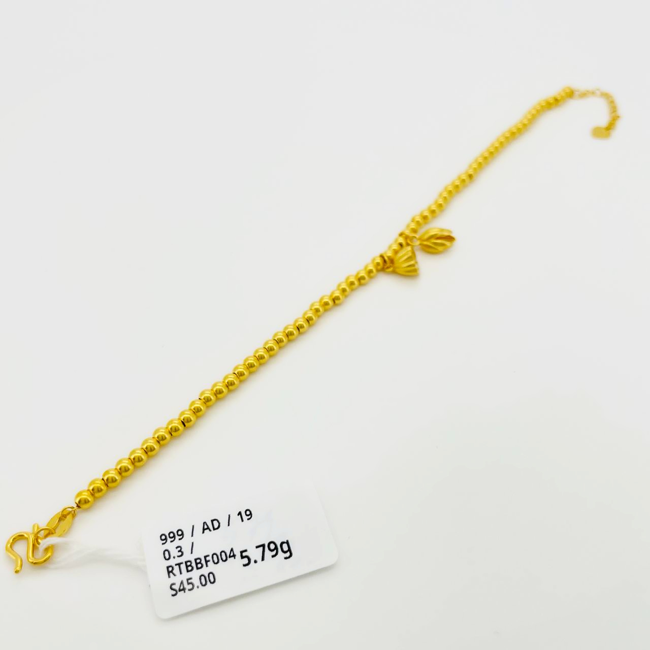 RT BEBOLA FESYEN 古法珠子莲花手链