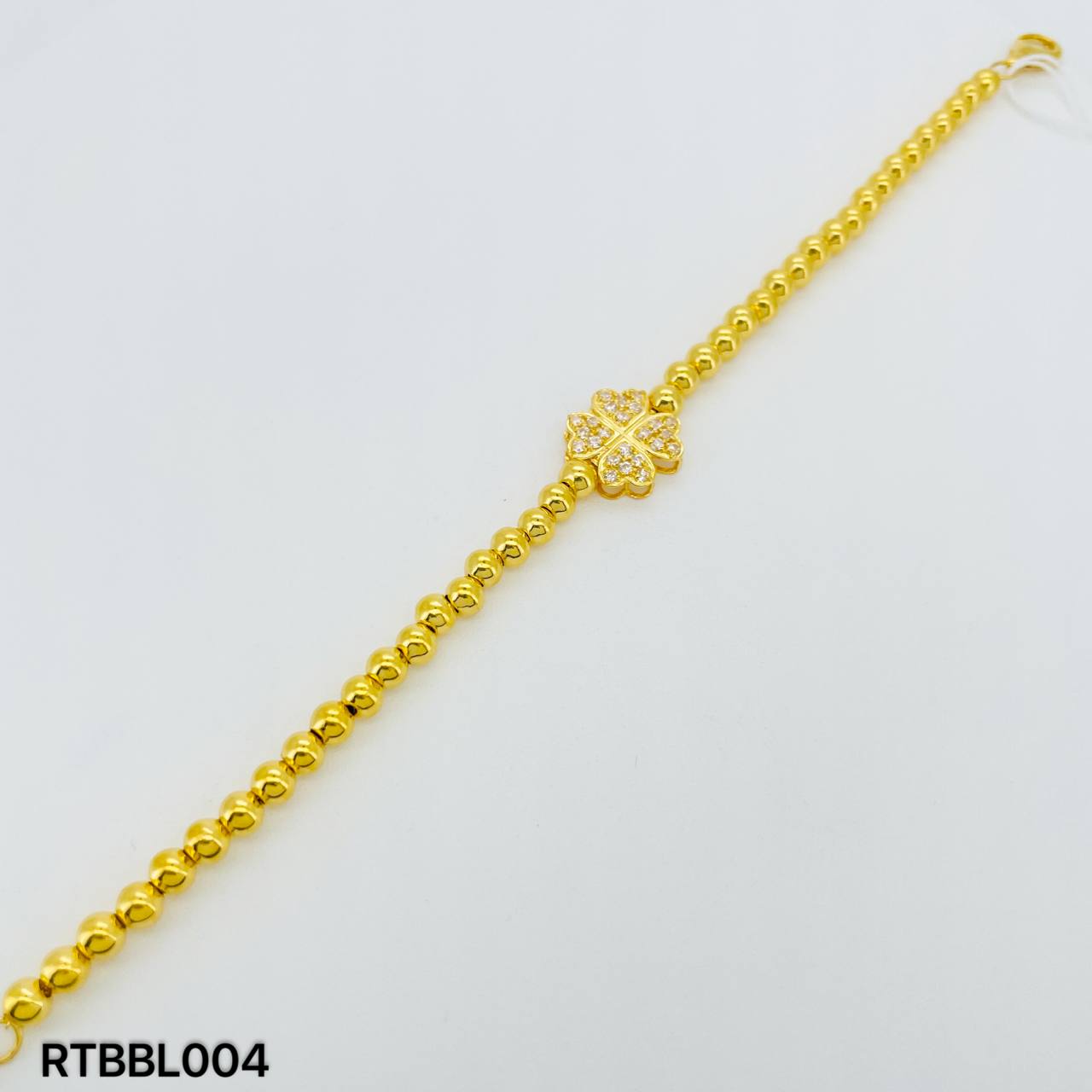 RT BEBOLA LICIN (CLOVER BATU) 四叶草圆珠手链
