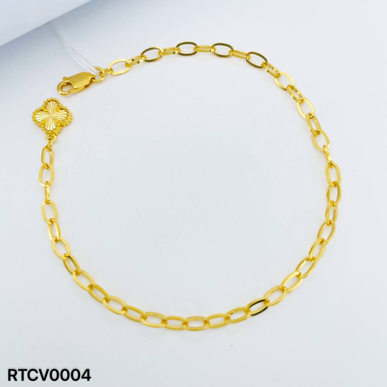 RT PAPERCLIP CLOVER 四叶草回形针手链