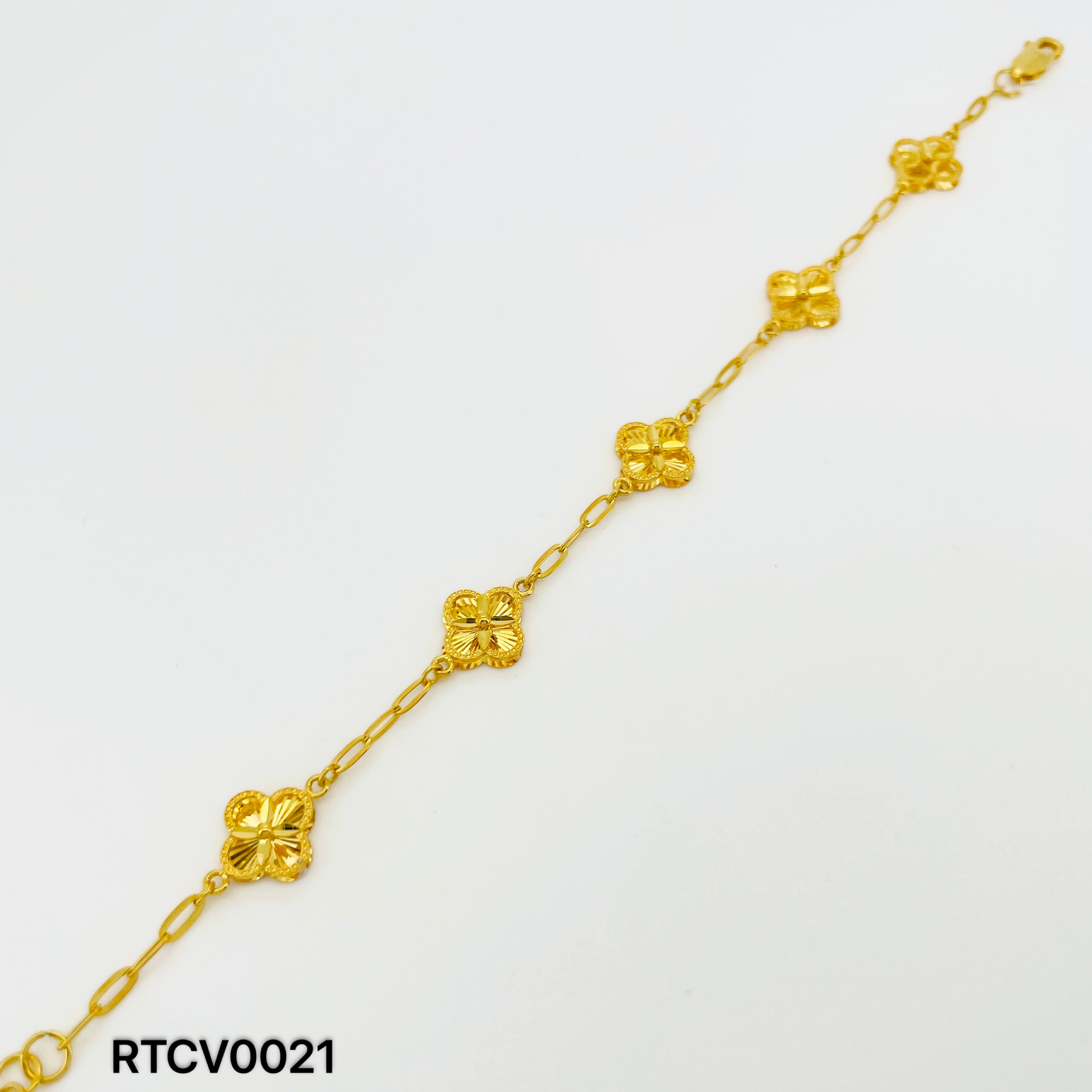 RT CLOVER 四叶草手链
