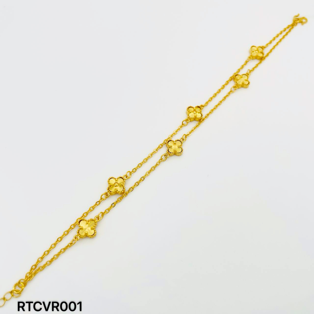 RT CLOVER RAINBOW 七彩四叶草手链 thumbnail 2