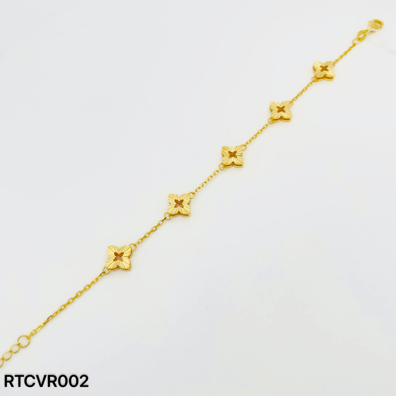 RT CLOVER RAINBOW 七彩四叶草手链