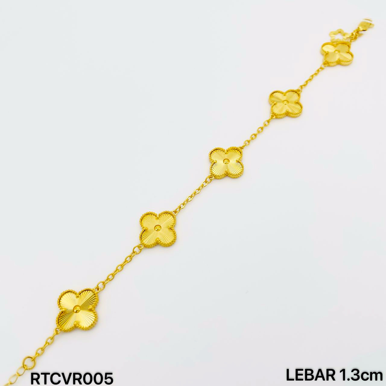 RT CLOVER RAINBOW 七彩四叶草手链