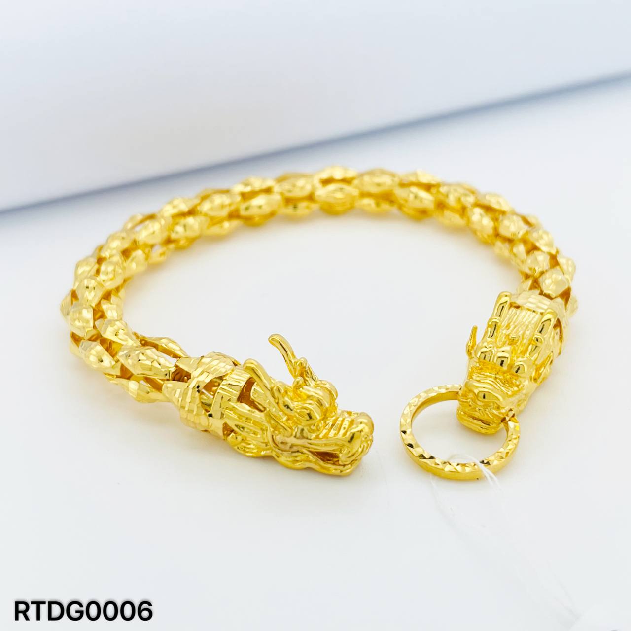 RT DRAGON 双龙头龙身手链