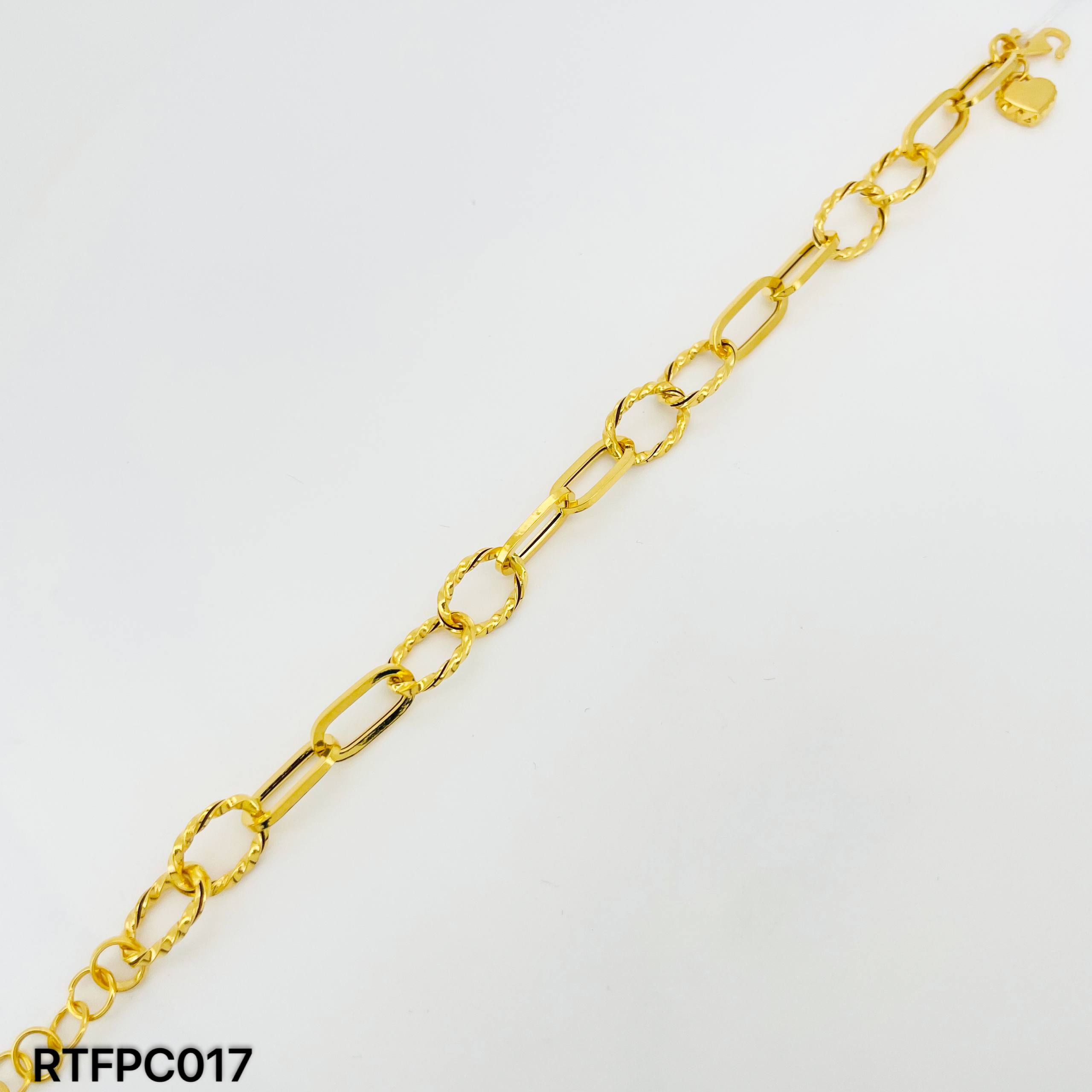 RT FESYEN PAPER CLIP 回纹针手链