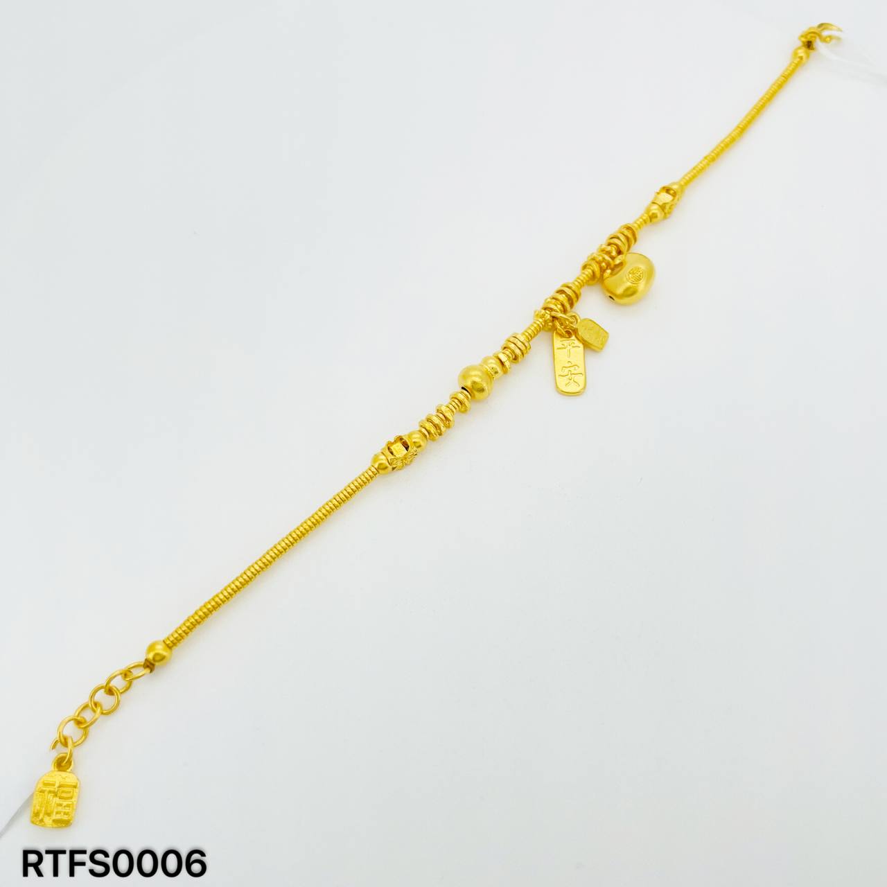RT FESYEN 足金盘缠手链