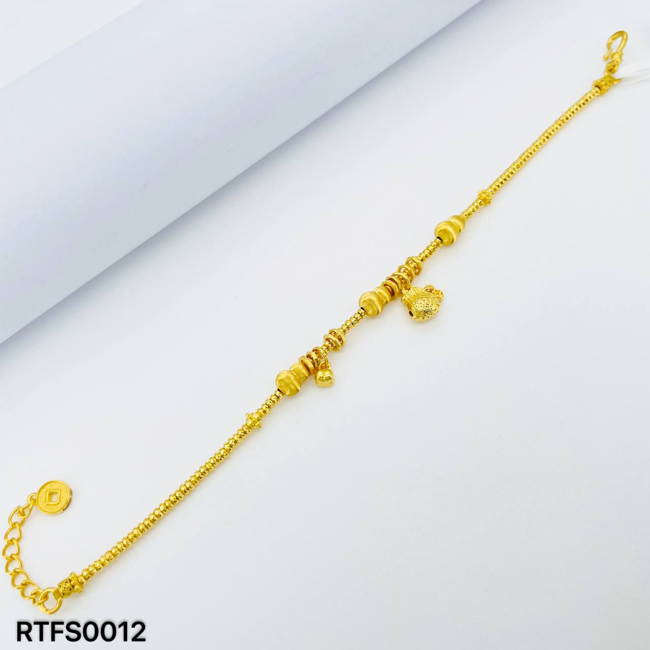 RT FESYEN 足金盘缠手链