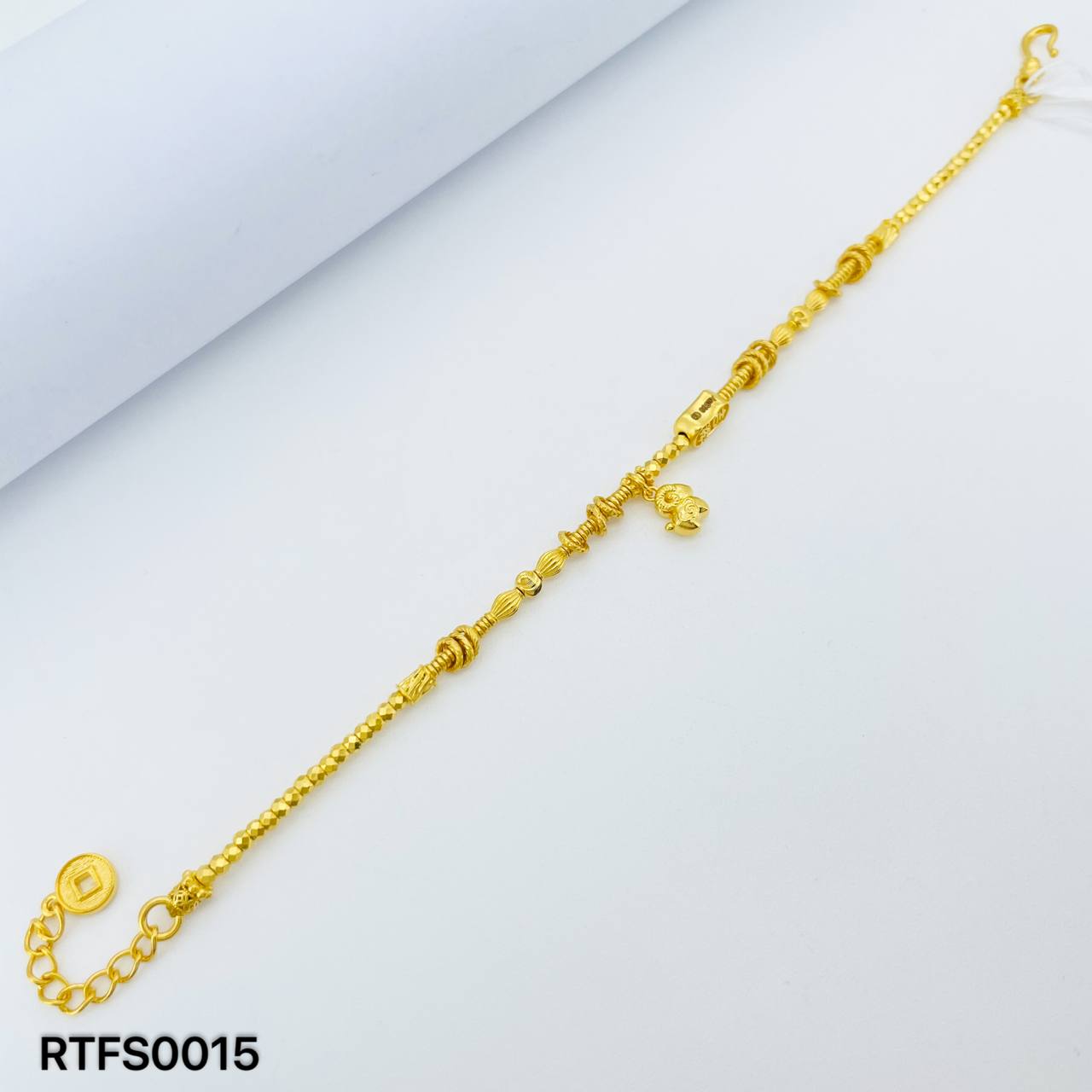 RT FESYEN 足金盘缠手链