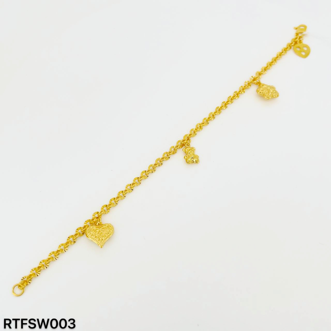 RT FESYEN SUNFLOWER KOSONG 空心太阳花手链